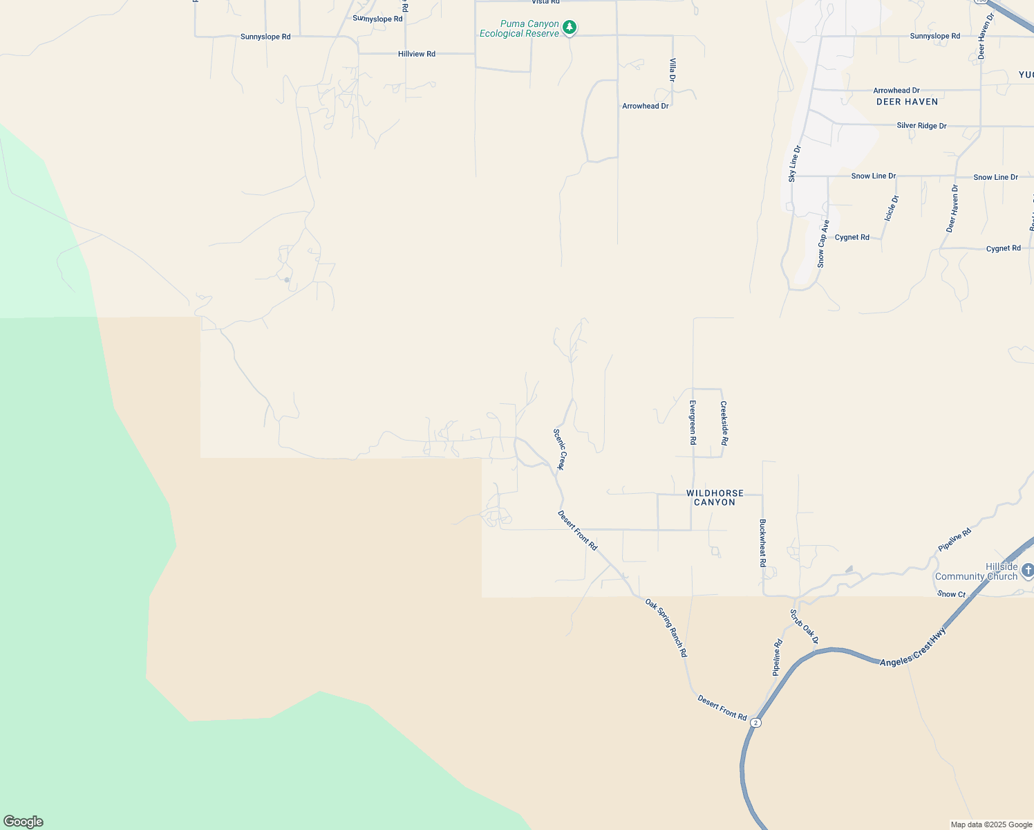 map of restaurants, bars, coffee shops, grocery stores, and more near Verde Avenue in Piñon Hills