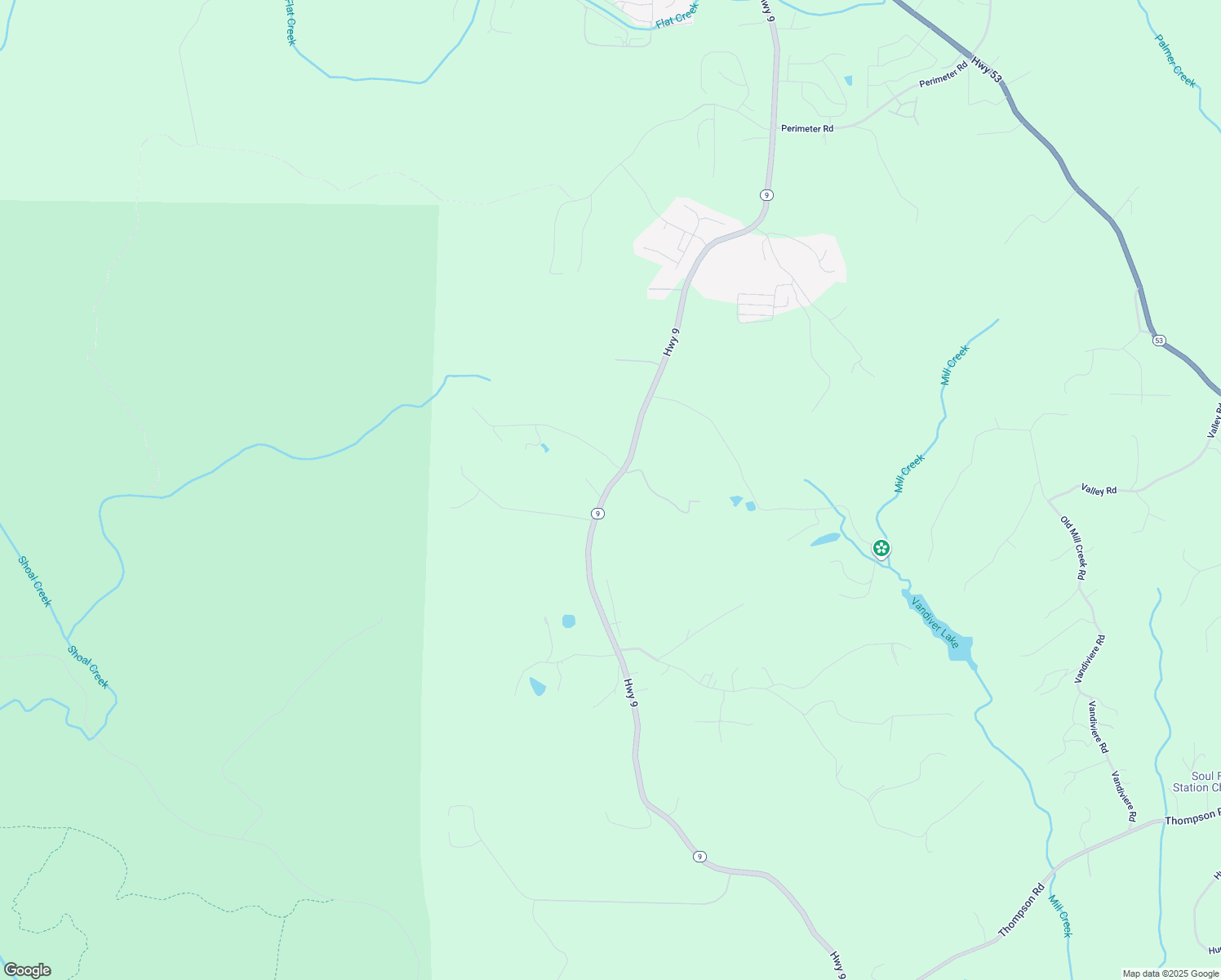 map of restaurants, bars, coffee shops, grocery stores, and more near 2211 Georgia 9 in Dawsonville