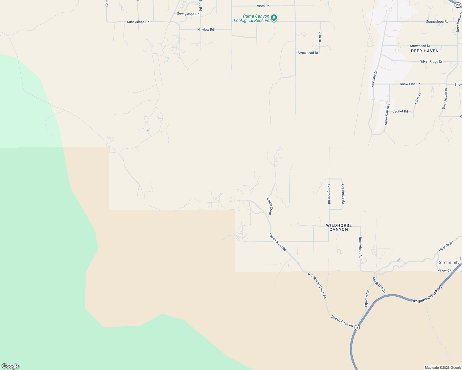 map of restaurants, bars, coffee shops, grocery stores, and more near 1736 Desert Front Road in Wrightwood