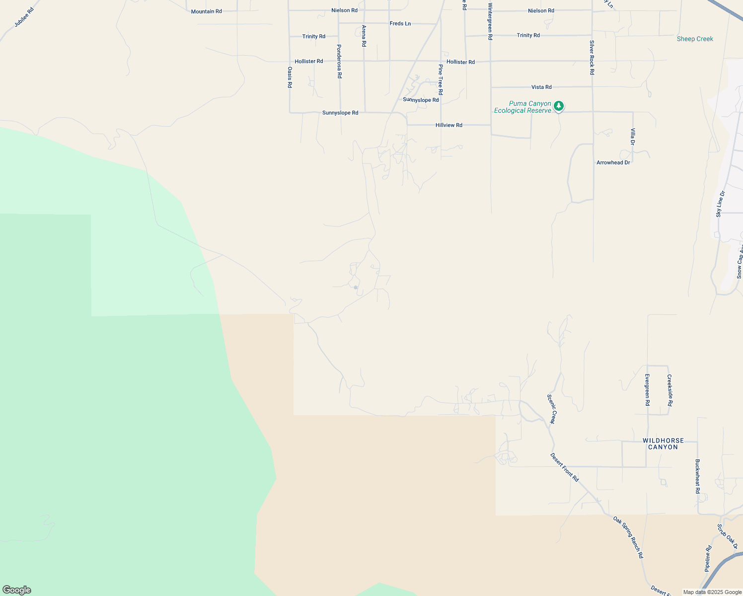 map of restaurants, bars, coffee shops, grocery stores, and more near 8221 Green Road in Piñon Hills