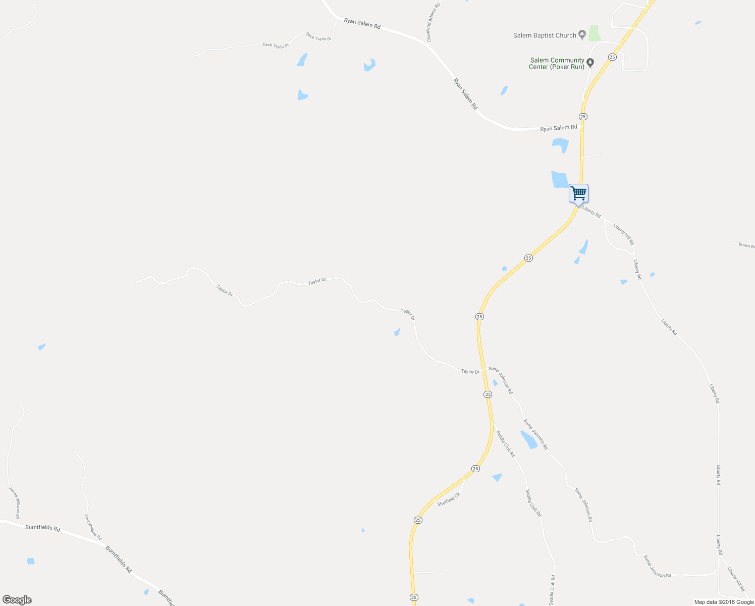 map of restaurants, bars, coffee shops, grocery stores, and more near Taylor Drive in Golden