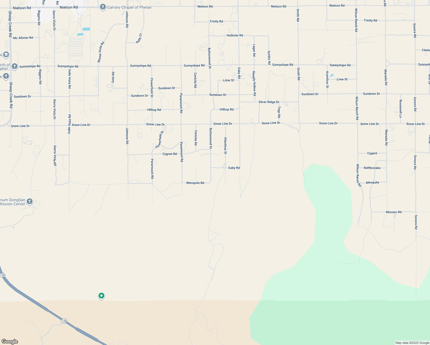 map of restaurants, bars, coffee shops, grocery stores, and more near 8171 Buttonwood Street in Phelan