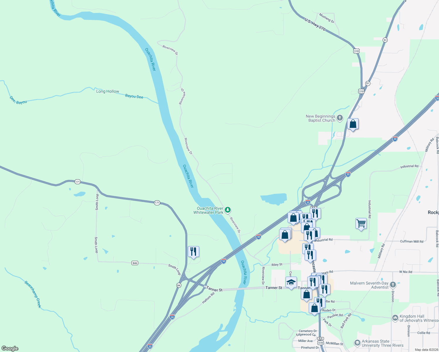 map of restaurants, bars, coffee shops, grocery stores, and more near 1910 Fox Run in Malvern