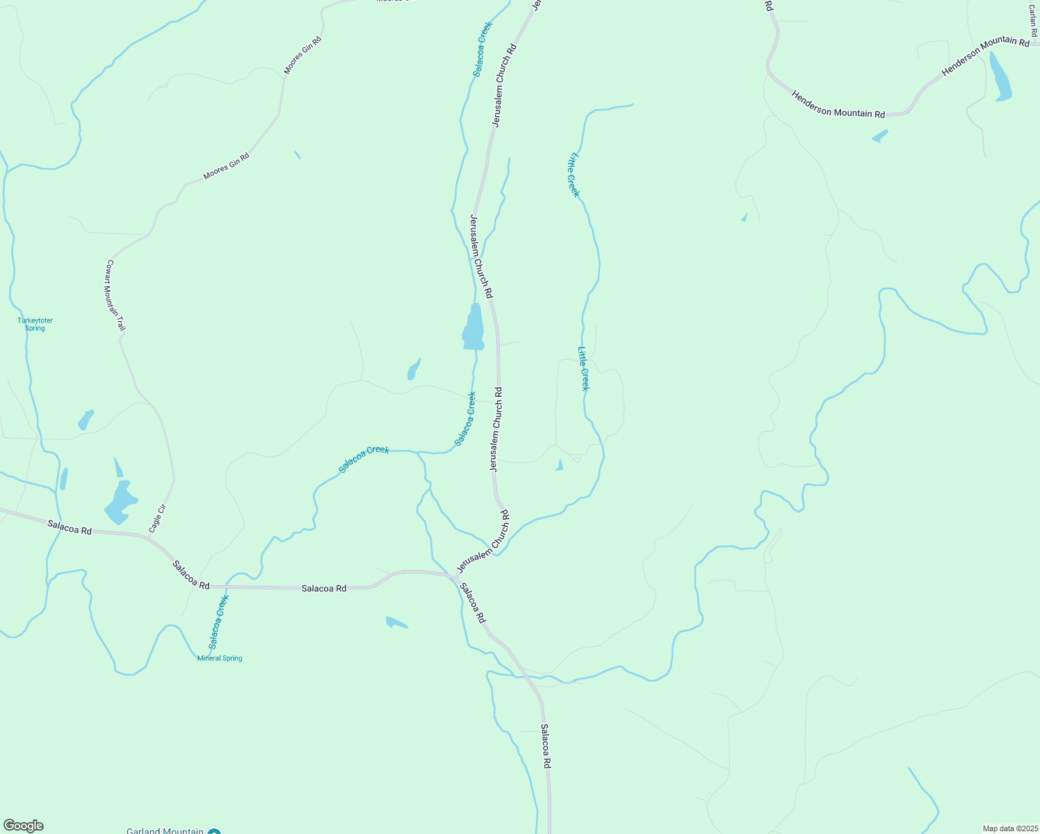 map of restaurants, bars, coffee shops, grocery stores, and more near 758 Jerusalem Church Road in Waleska