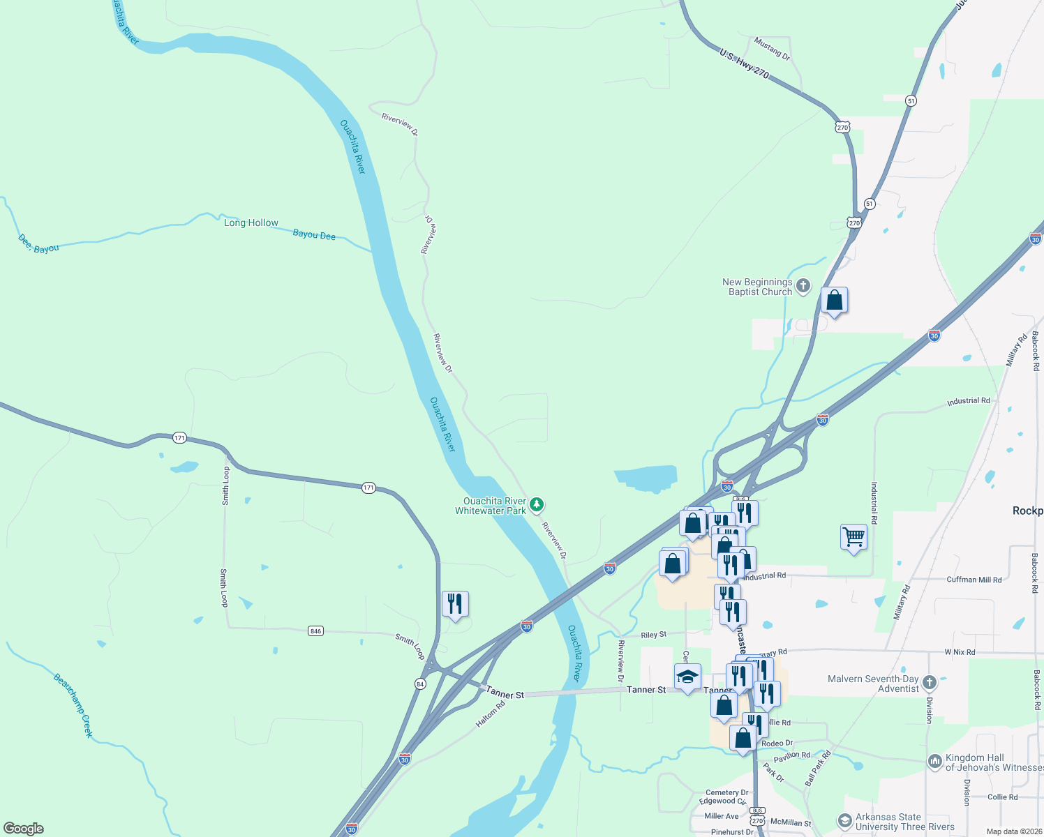 map of restaurants, bars, coffee shops, grocery stores, and more near 1910 Fox Run in Malvern
