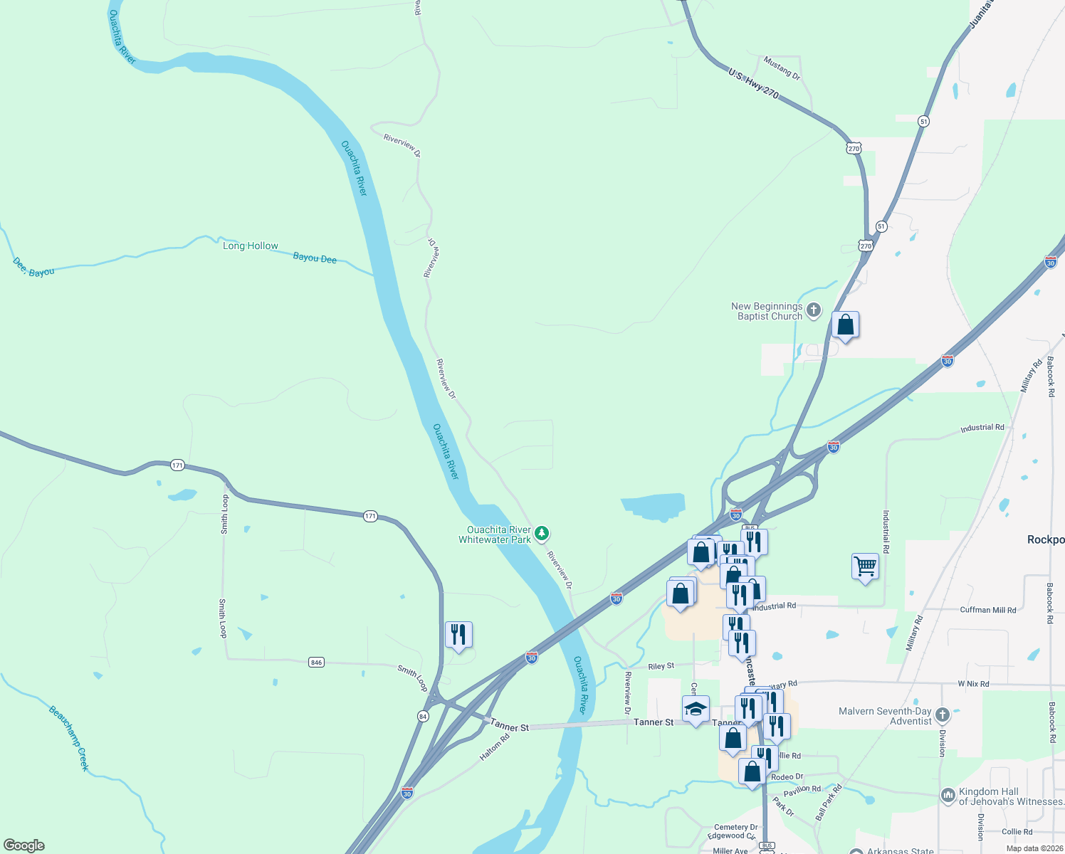 map of restaurants, bars, coffee shops, grocery stores, and more near 1910 Fox Run in Malvern