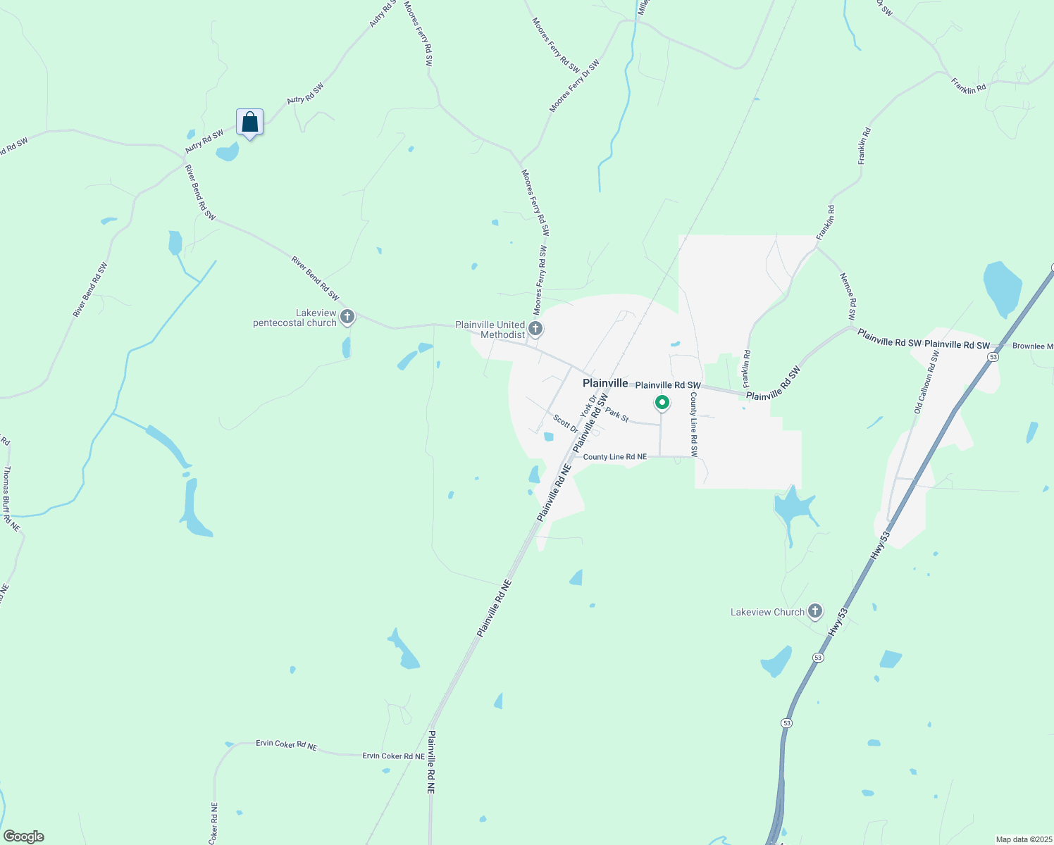 map of restaurants, bars, coffee shops, grocery stores, and more near 216 Hammond Drive Southwest in Plainville