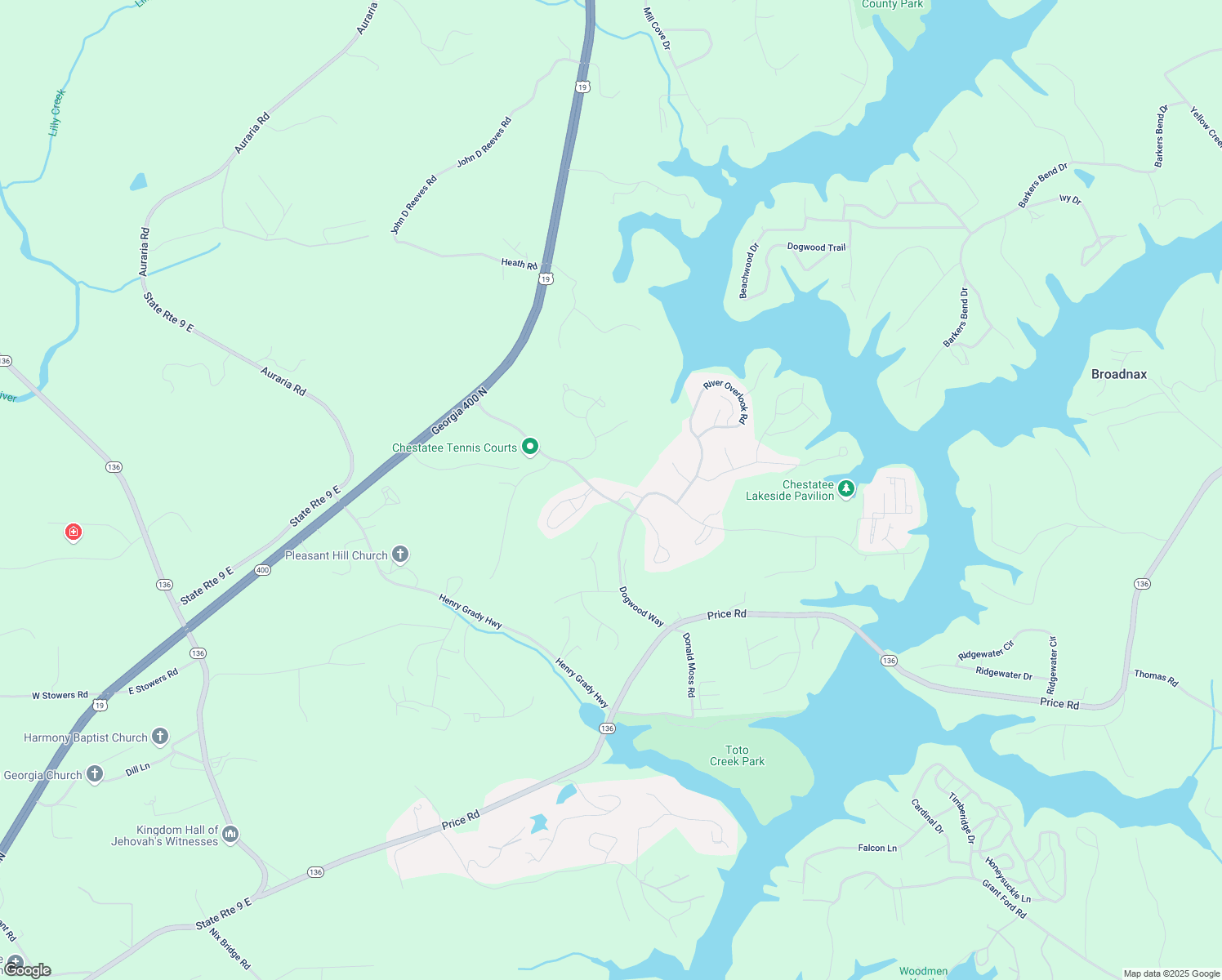 map of restaurants, bars, coffee shops, grocery stores, and more near 503 Night Fire Drive in Dawsonville