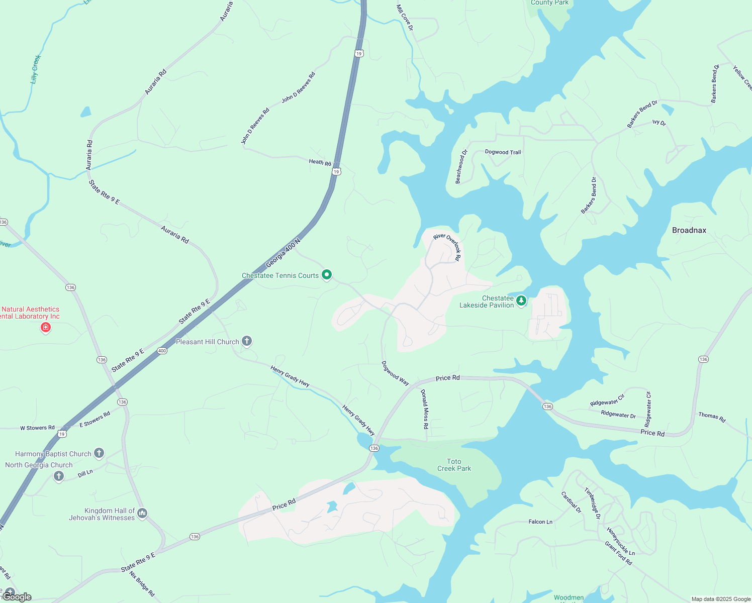 map of restaurants, bars, coffee shops, grocery stores, and more near 503 Night Fire Drive in Dawsonville