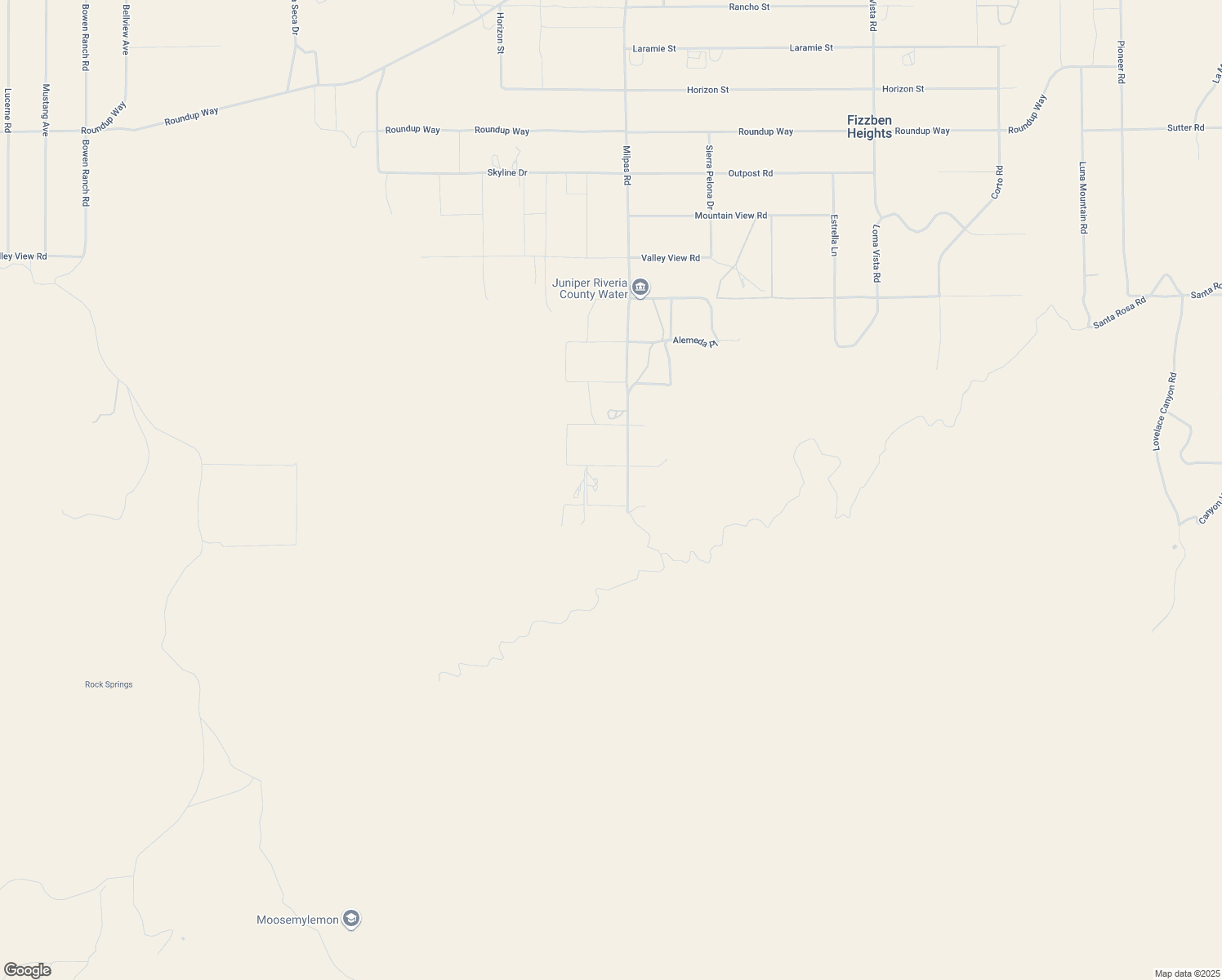 map of restaurants, bars, coffee shops, grocery stores, and more near 8448 Milpas Drive in Apple Valley