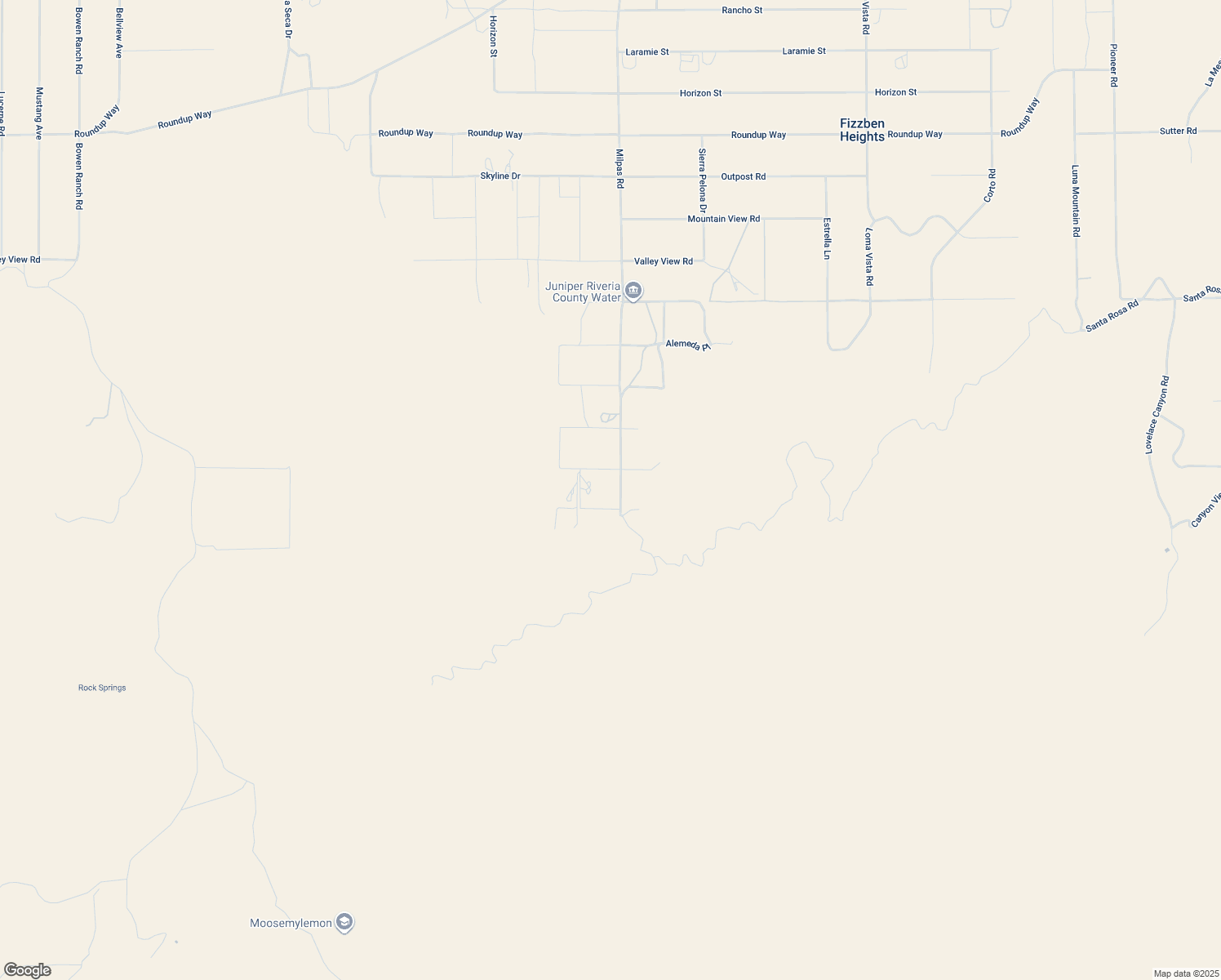 map of restaurants, bars, coffee shops, grocery stores, and more near 8448 Milpas Drive in Apple Valley