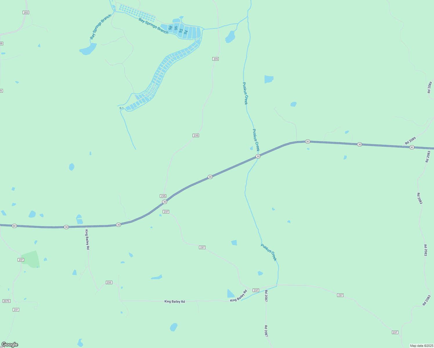 map of restaurants, bars, coffee shops, grocery stores, and more near 790 Mississippi 30 in Oxford