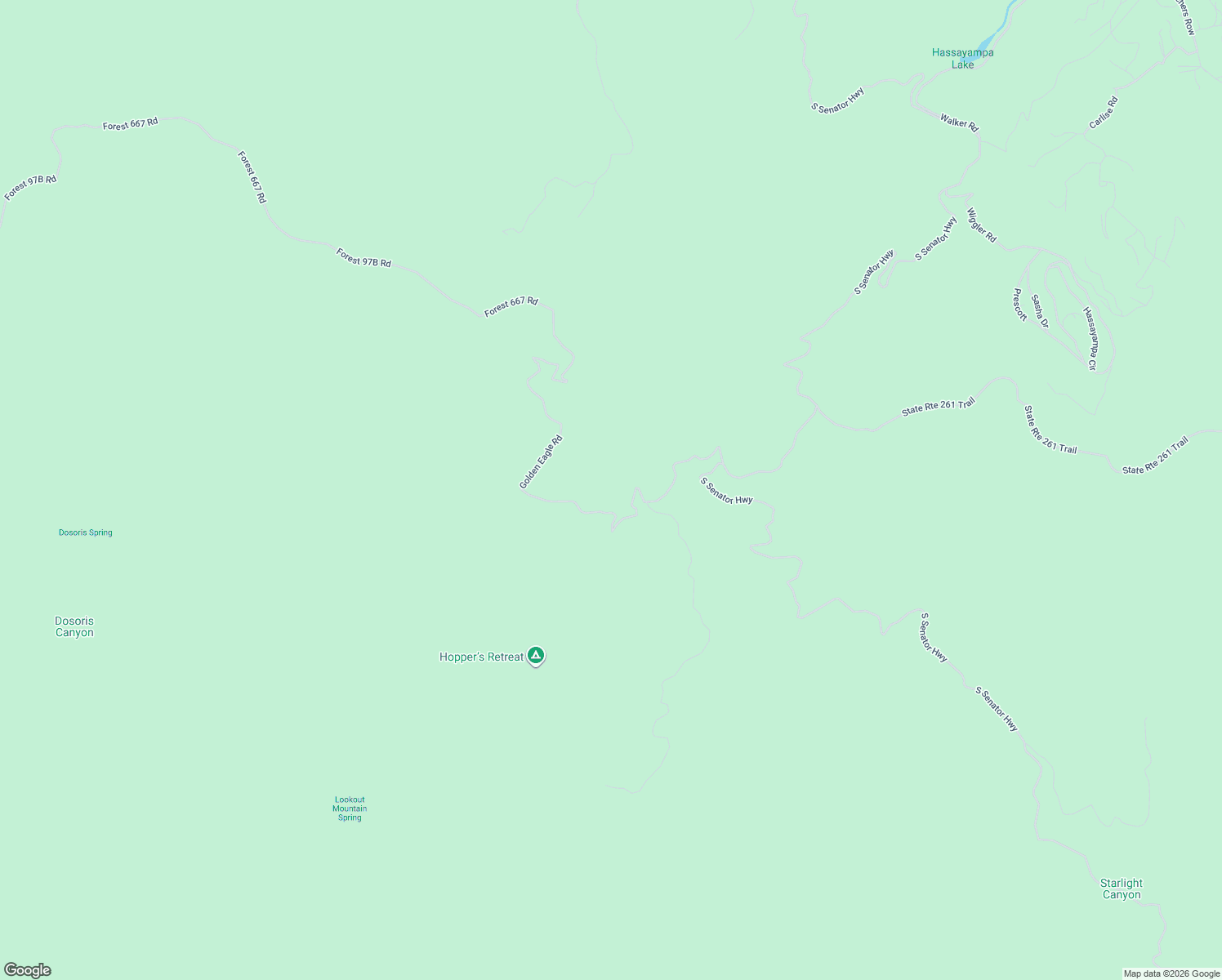 map of restaurants, bars, coffee shops, grocery stores, and more near Golden Eagle Road in Prescott