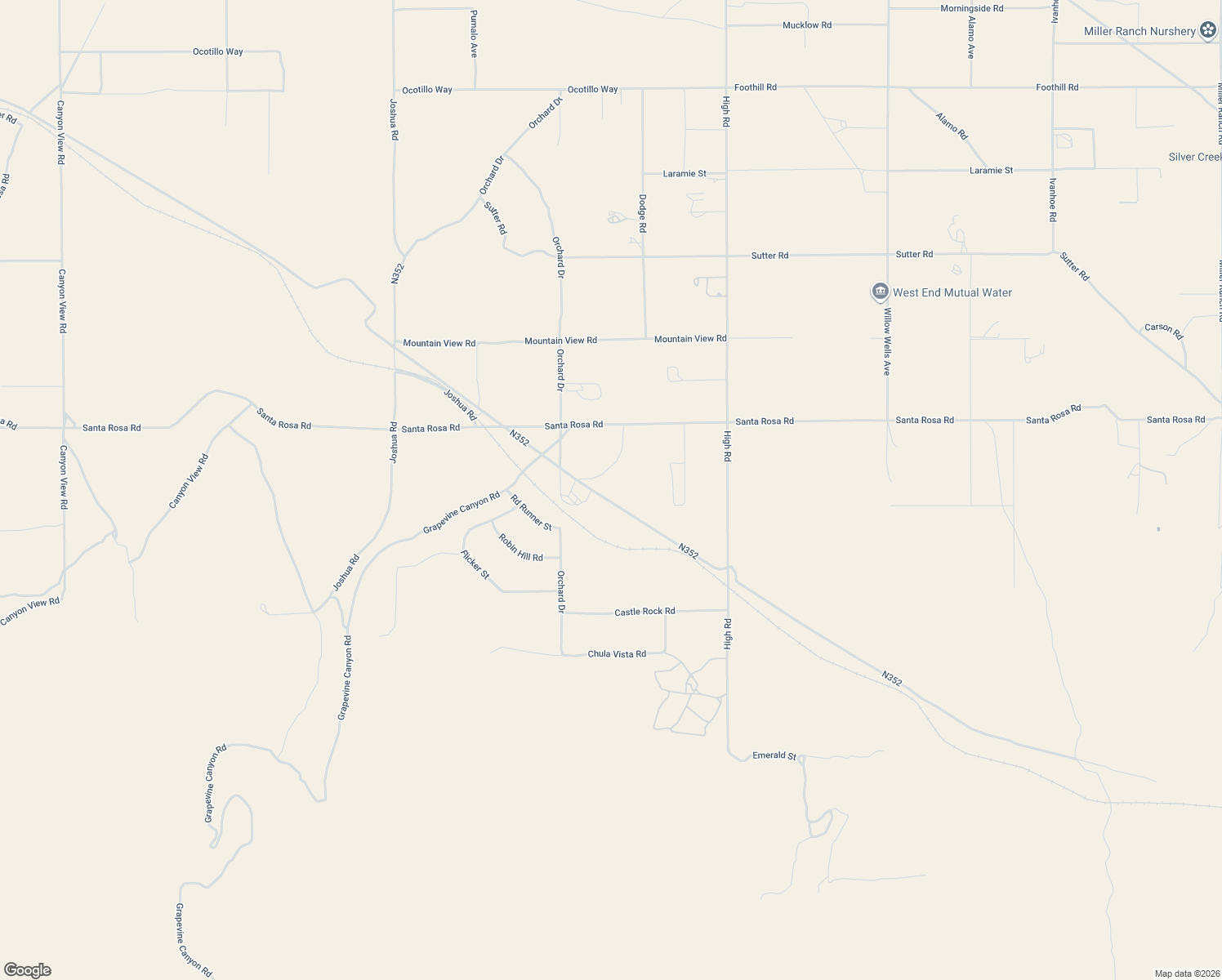 map of restaurants, bars, coffee shops, grocery stores, and more near 8790 Kinglet Road in Apple Valley