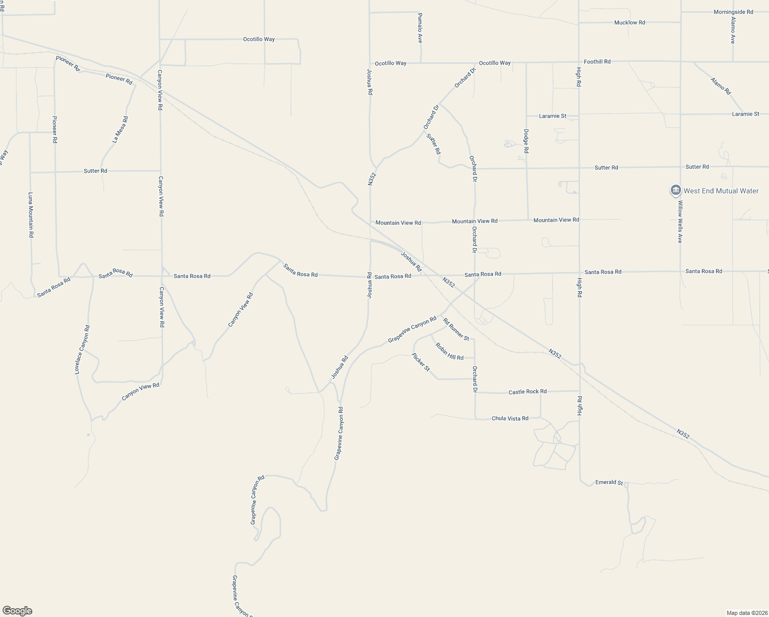 map of restaurants, bars, coffee shops, grocery stores, and more near in Lucerne Valley