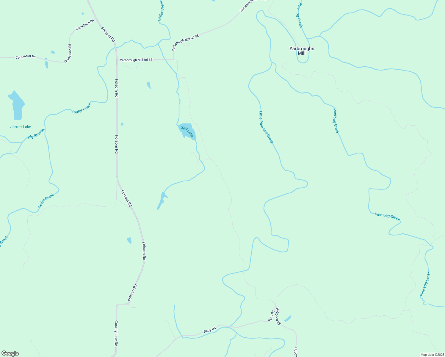 map of restaurants, bars, coffee shops, grocery stores, and more near 2483 Self Lake Road in Fairmount