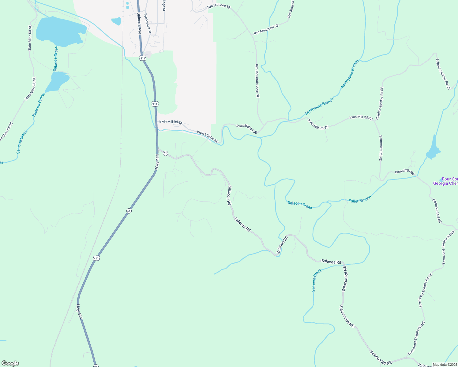 map of restaurants, bars, coffee shops, grocery stores, and more near 10 Robin Hood Drive Southeast in Fairmount