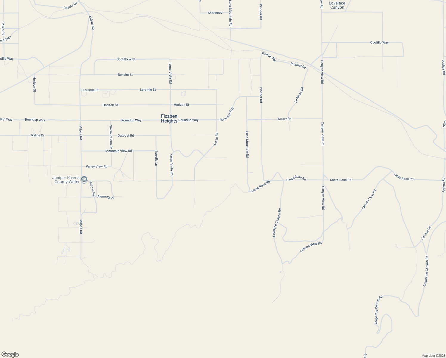 map of restaurants, bars, coffee shops, grocery stores, and more near 26652 Santa Rosa Road in Apple Valley
