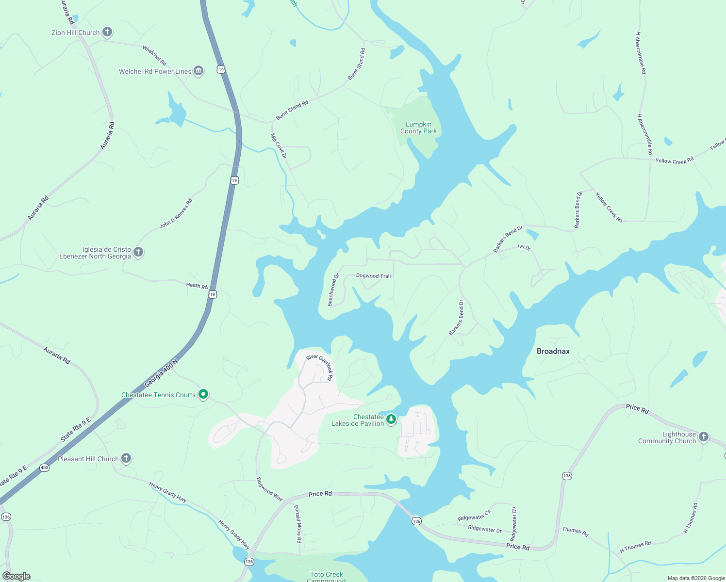 map of restaurants, bars, coffee shops, grocery stores, and more near 7731 Elm Circle in Murrayville