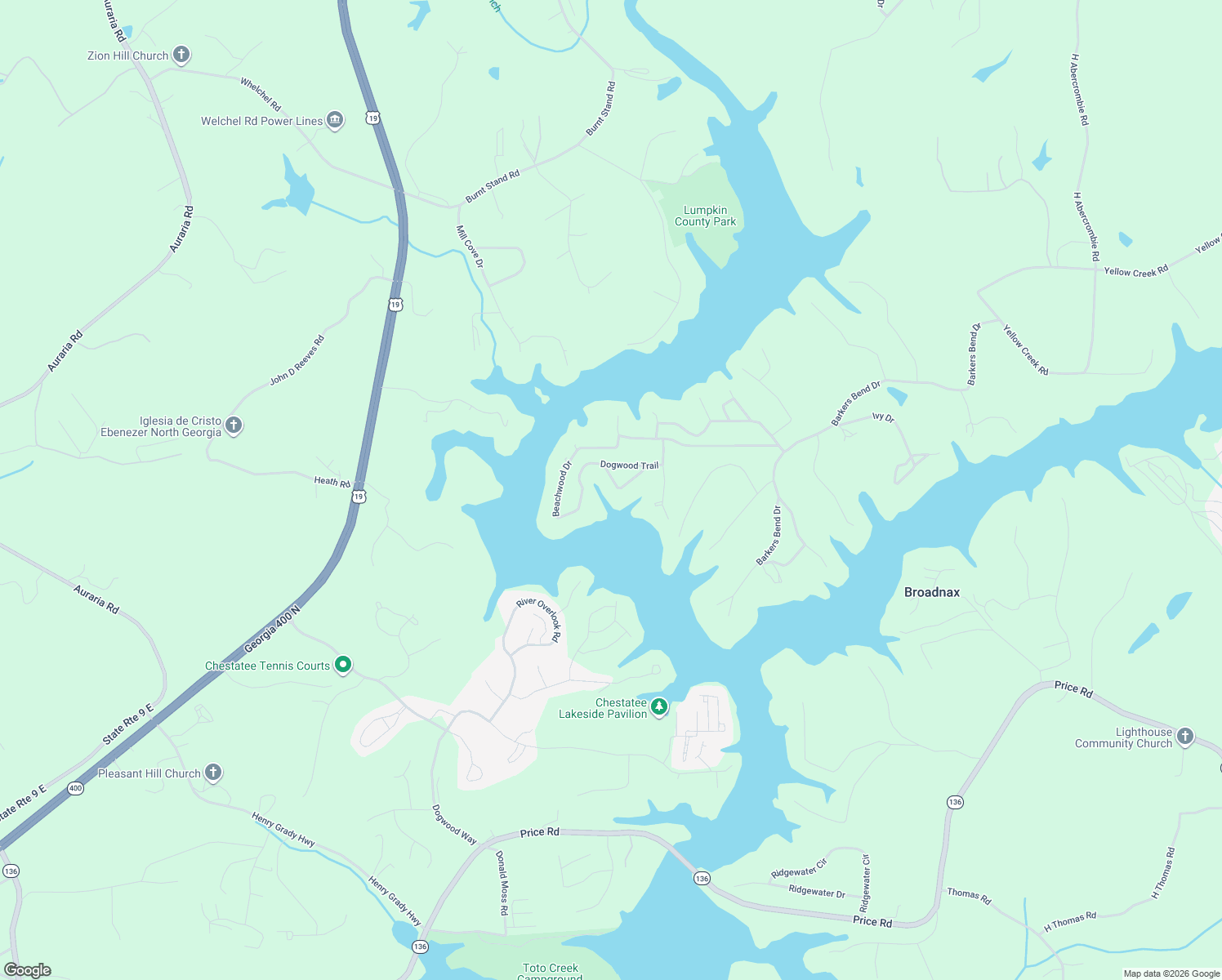 map of restaurants, bars, coffee shops, grocery stores, and more near 7731 Elm Circle in Murrayville