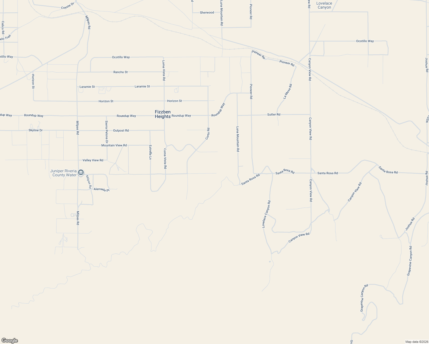 map of restaurants, bars, coffee shops, grocery stores, and more near 26652 Santa Rosa Road in Apple Valley