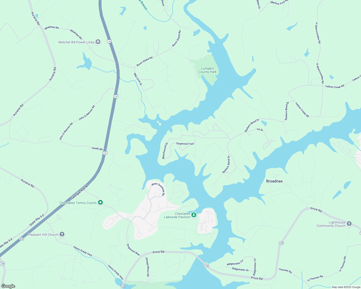 map of restaurants, bars, coffee shops, grocery stores, and more near 7742 Elm Circle in Murrayville