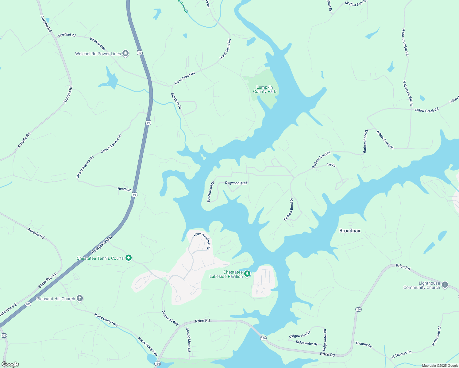 map of restaurants, bars, coffee shops, grocery stores, and more near 7742 Elm Circle in Murrayville