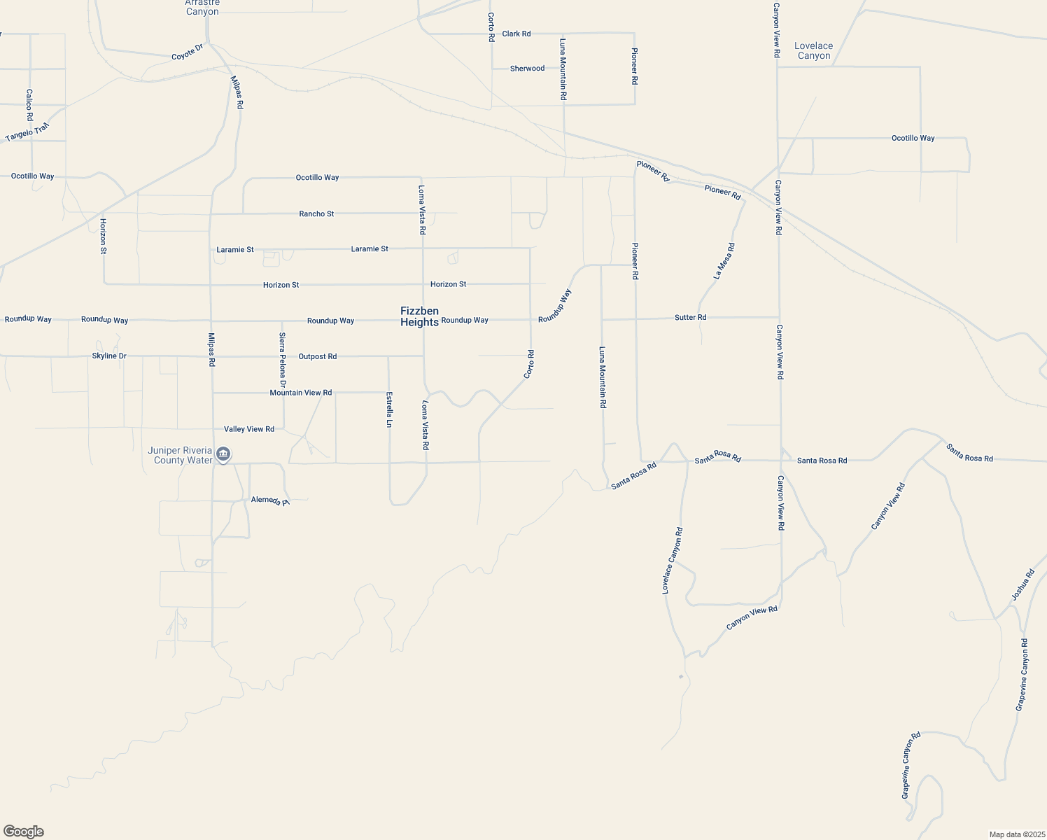 map of restaurants, bars, coffee shops, grocery stores, and more near Mountain View Road in San Bernardino County
