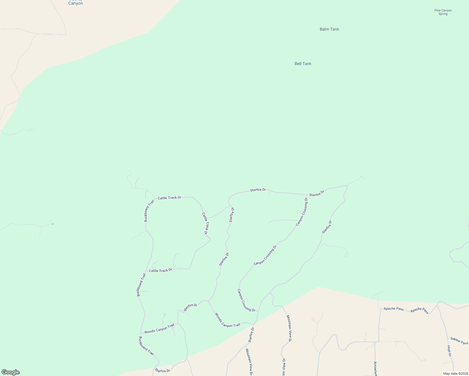 map of restaurants, bars, coffee shops, grocery stores, and more near 374 Starfire Drive in Quemado