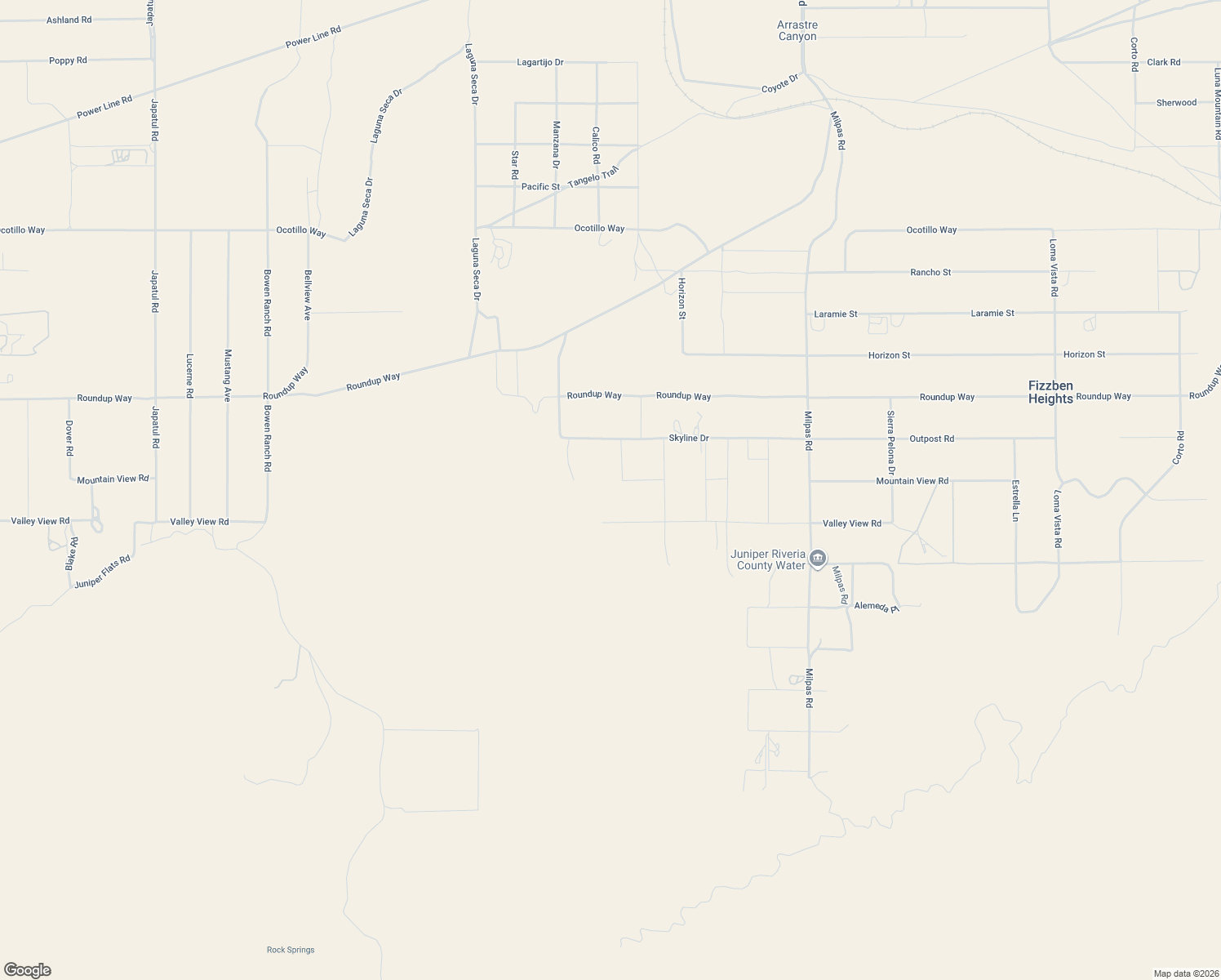 map of restaurants, bars, coffee shops, grocery stores, and more near 25245 Skyline Drive in Apple Valley