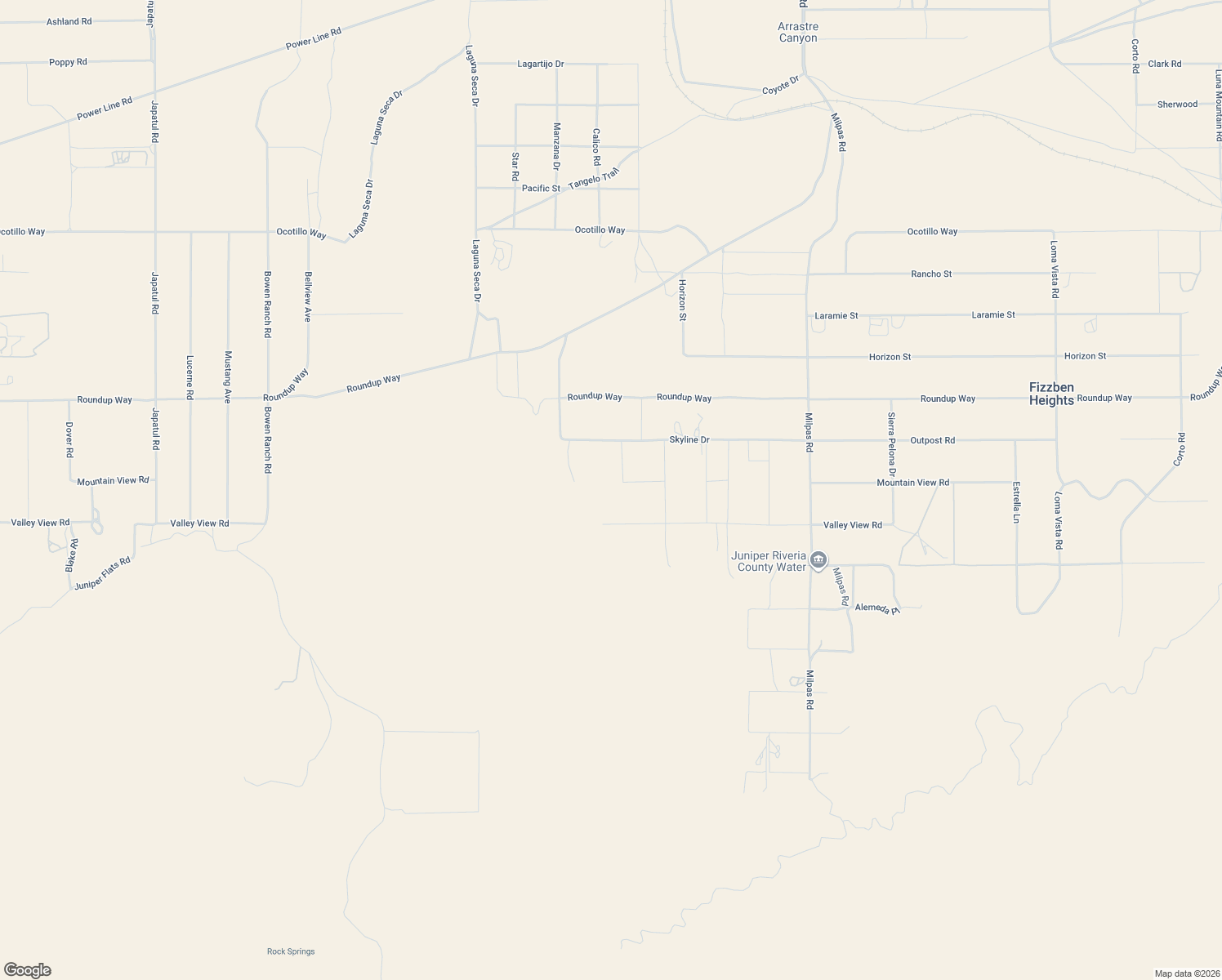 map of restaurants, bars, coffee shops, grocery stores, and more near 25245 Skyline Drive in Apple Valley