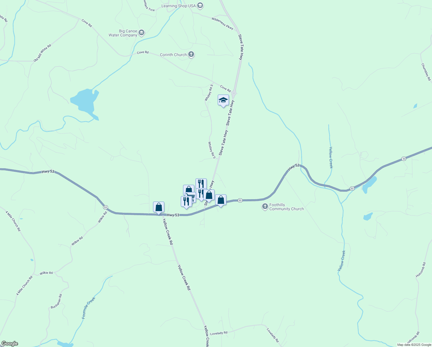 320 Steve Tate Road, Marble Hill GA Walk Score