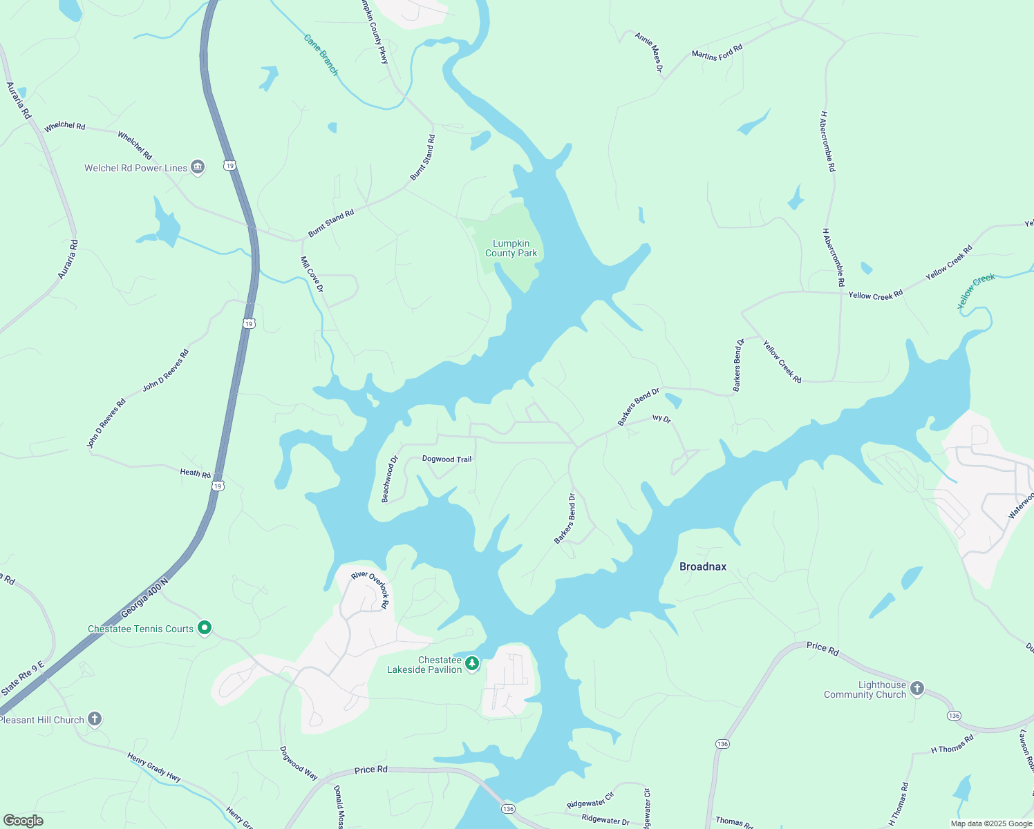 map of restaurants, bars, coffee shops, grocery stores, and more near 7804 Poplar Place in Murrayville