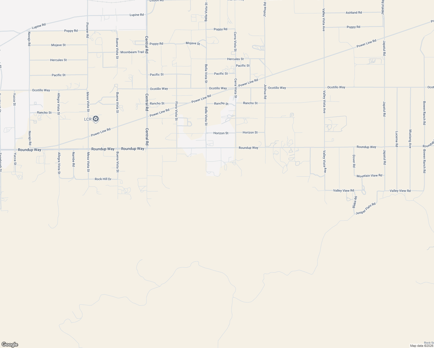 map of restaurants, bars, coffee shops, grocery stores, and more near 9010 Bella Vista Street in Apple Valley