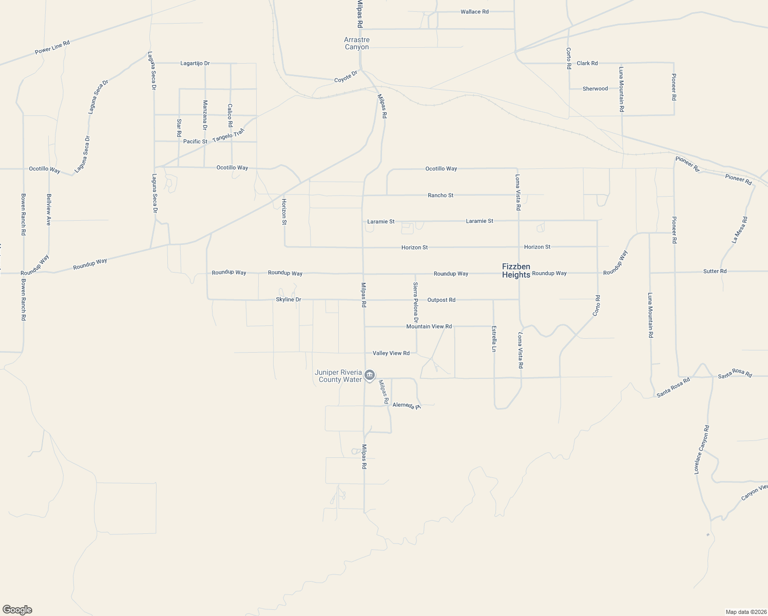 map of restaurants, bars, coffee shops, grocery stores, and more near 25725 Outpost Road in Apple Valley