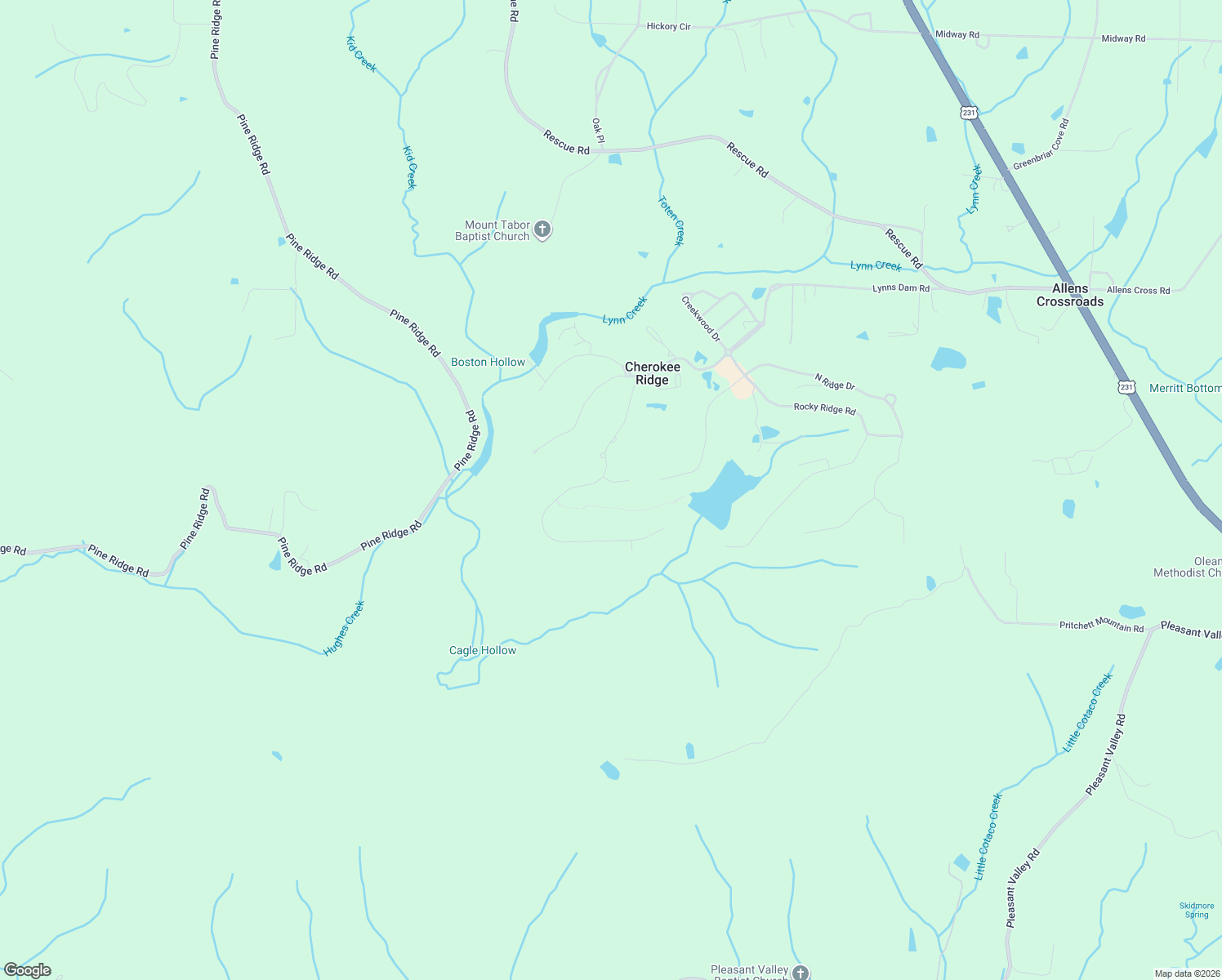 map of restaurants, bars, coffee shops, grocery stores, and more near 30 Cherokee Ridge Court in Union Grove