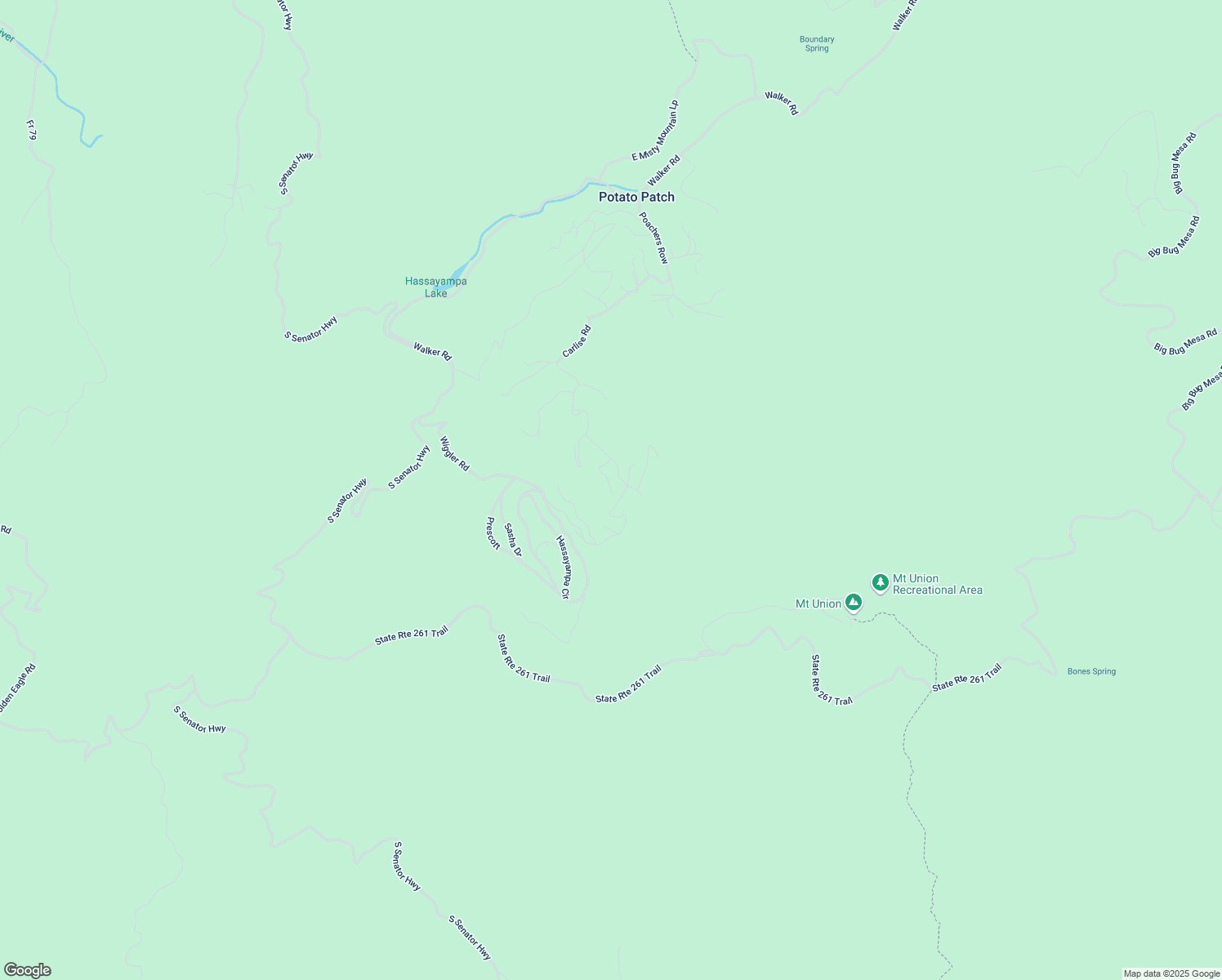 map of restaurants, bars, coffee shops, grocery stores, and more near 2765 East Saguaro Drive in Prescott