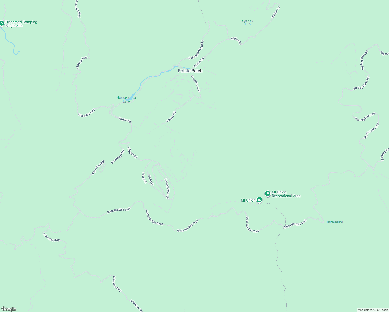 map of restaurants, bars, coffee shops, grocery stores, and more near 8730 South Mohave Drive in Prescott