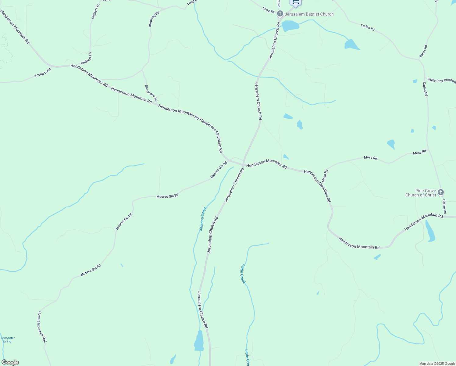 map of restaurants, bars, coffee shops, grocery stores, and more near 4480 Jerusalem Church Road in Fairmount
