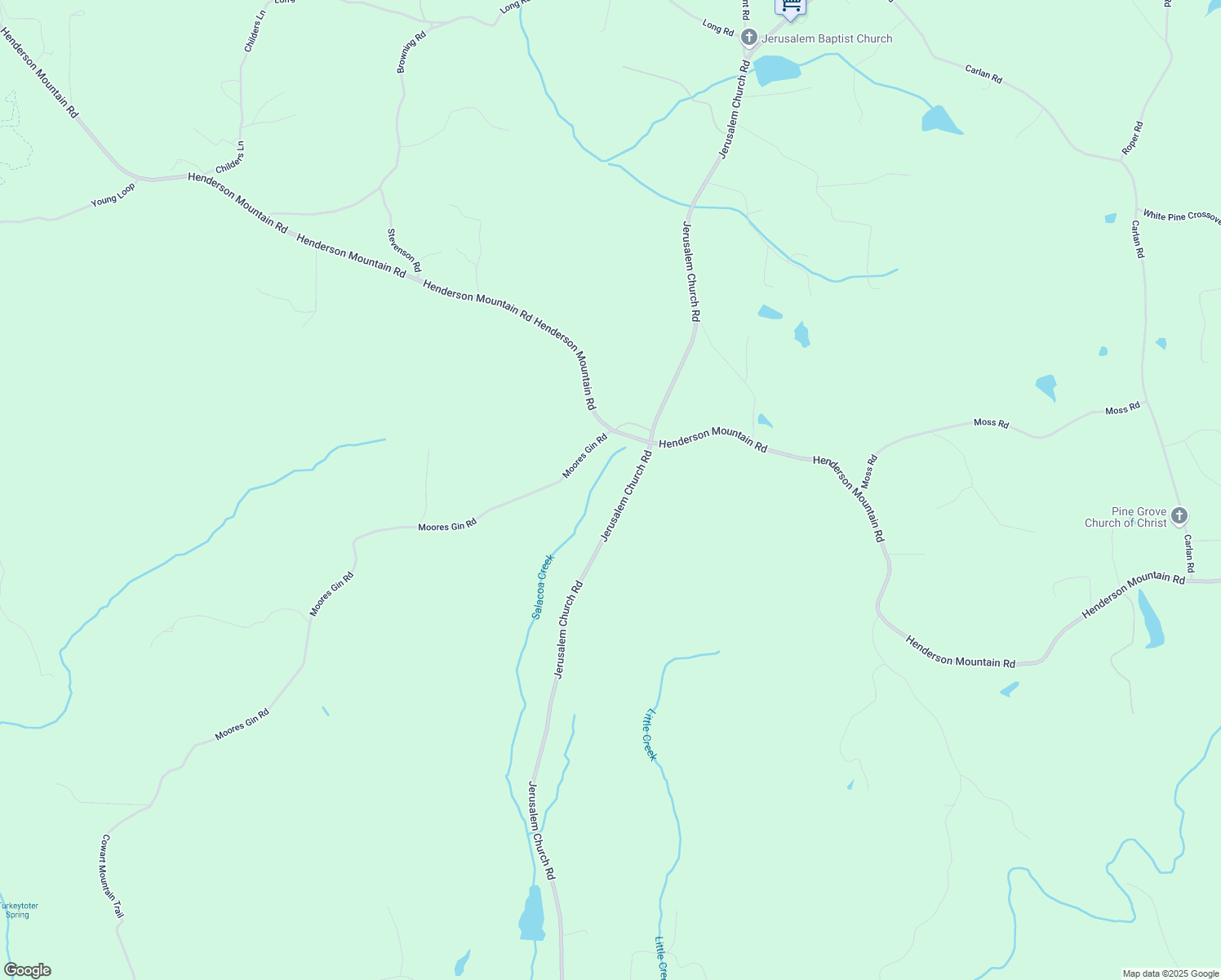 map of restaurants, bars, coffee shops, grocery stores, and more near 4480 Jerusalem Church Road in Fairmount