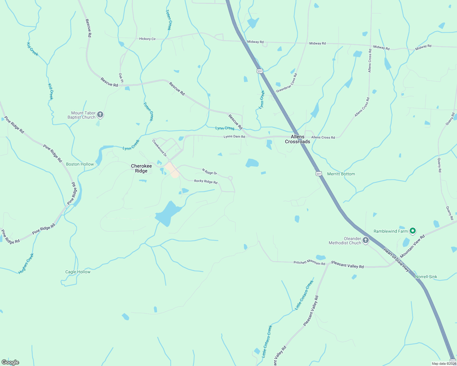 map of restaurants, bars, coffee shops, grocery stores, and more near 85 North Ridge Drive in Union Grove