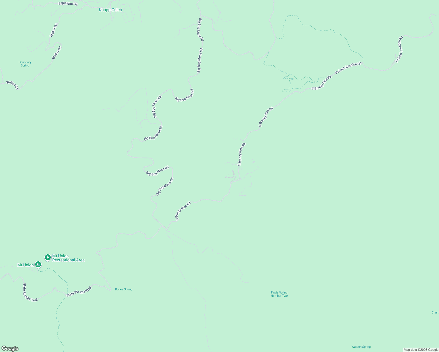 map of restaurants, bars, coffee shops, grocery stores, and more near 4985 East Alpine Drive in Prescott