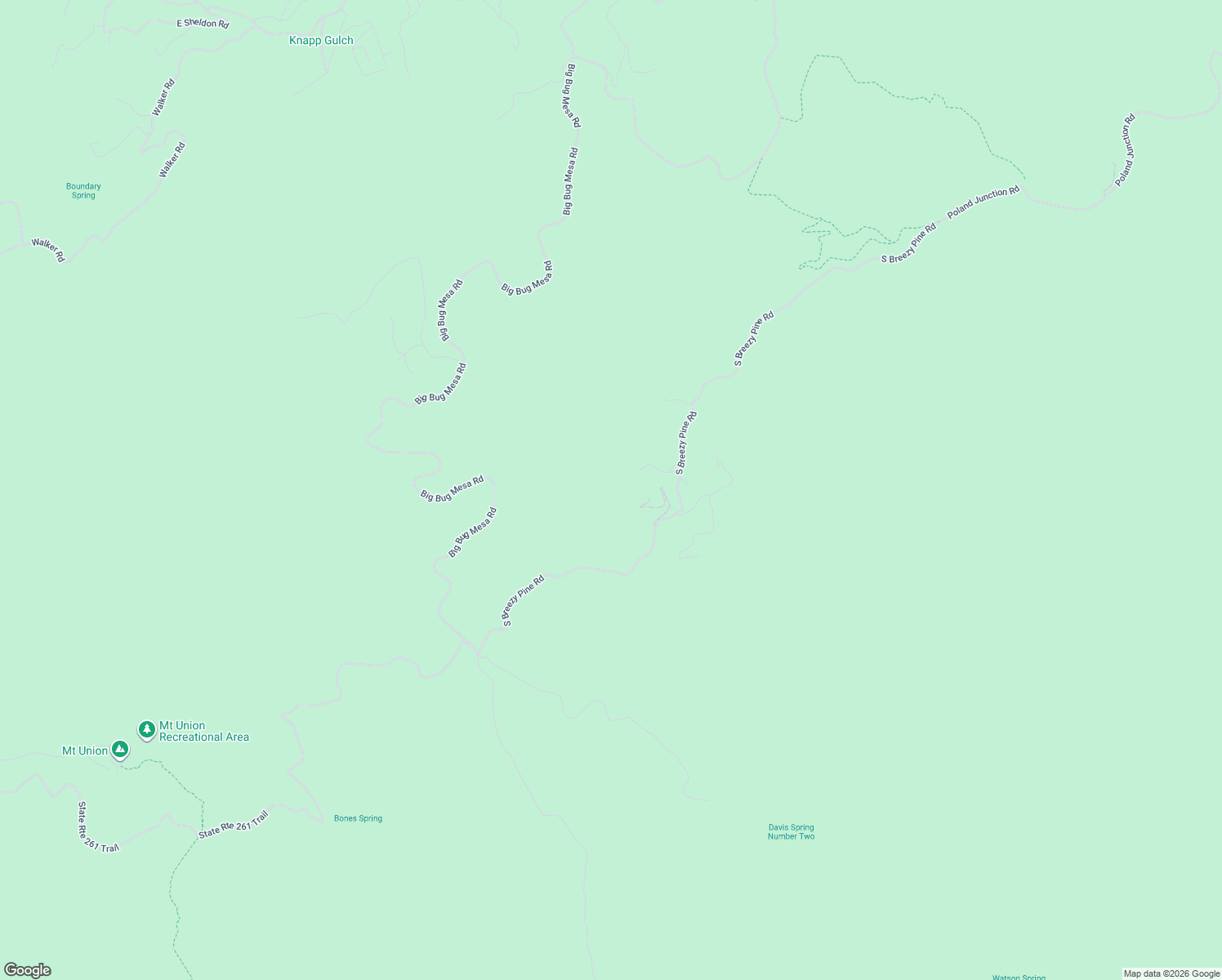 map of restaurants, bars, coffee shops, grocery stores, and more near 4985 East Alpine Drive in Prescott