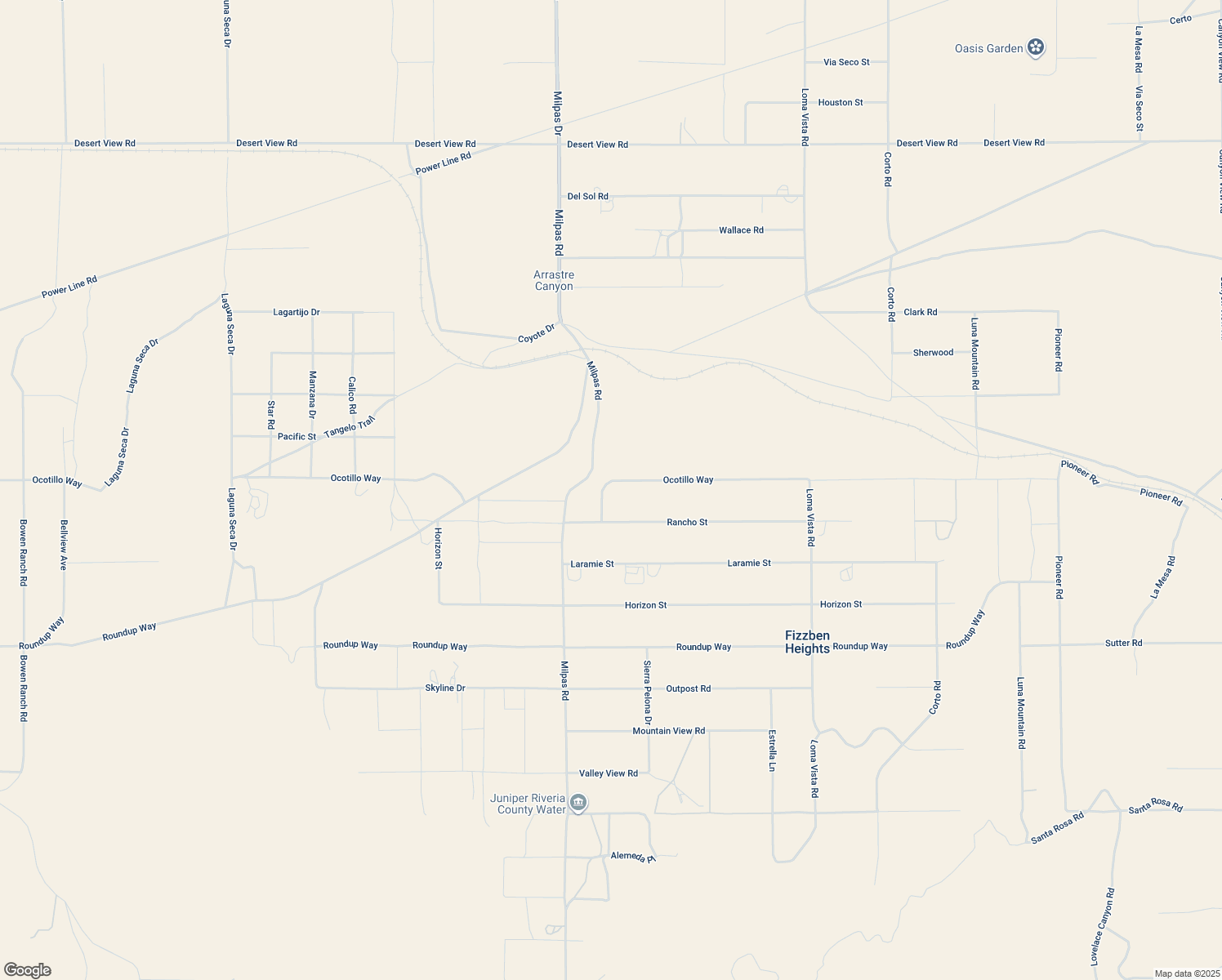 map of restaurants, bars, coffee shops, grocery stores, and more near 3 Ocotillo Way in Lucerne Valley