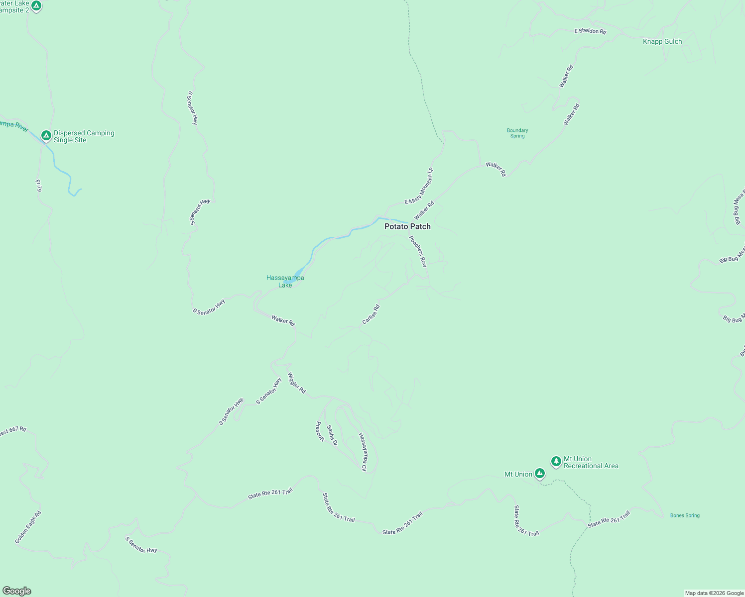 map of restaurants, bars, coffee shops, grocery stores, and more near 2701 Big 4 Road in Prescott