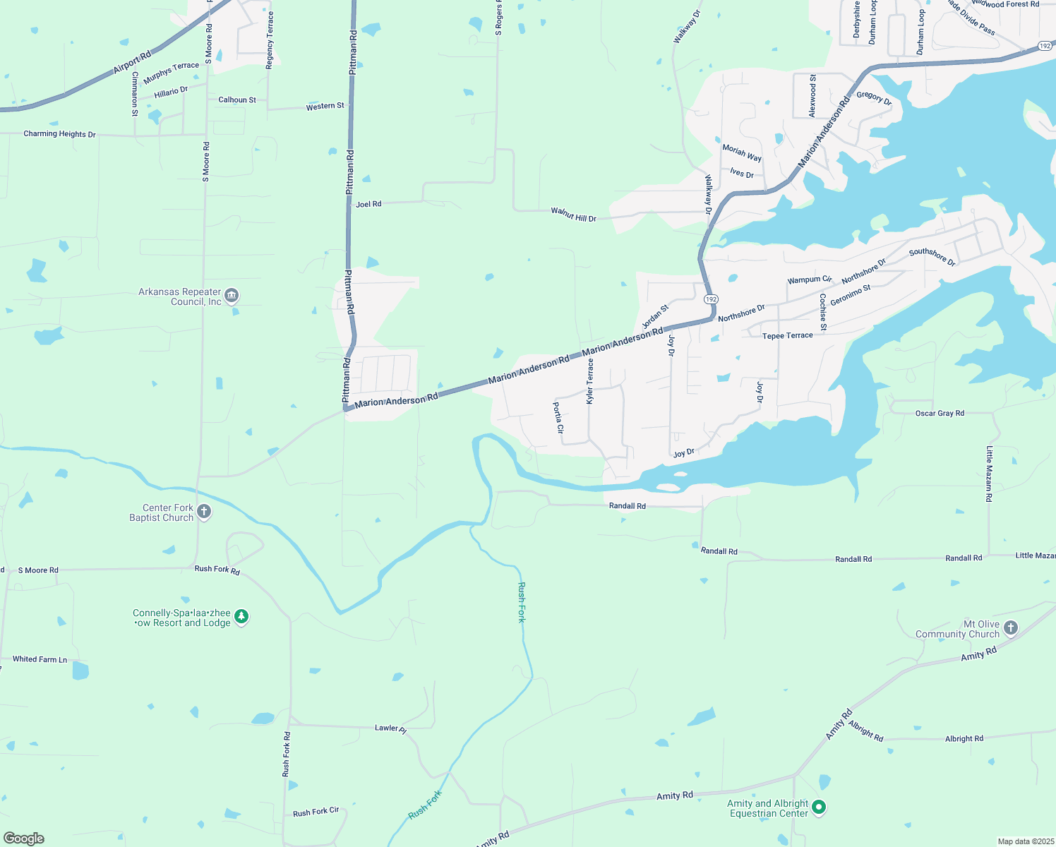 map of restaurants, bars, coffee shops, grocery stores, and more near 113 Westcliff Terrace in Hot Springs
