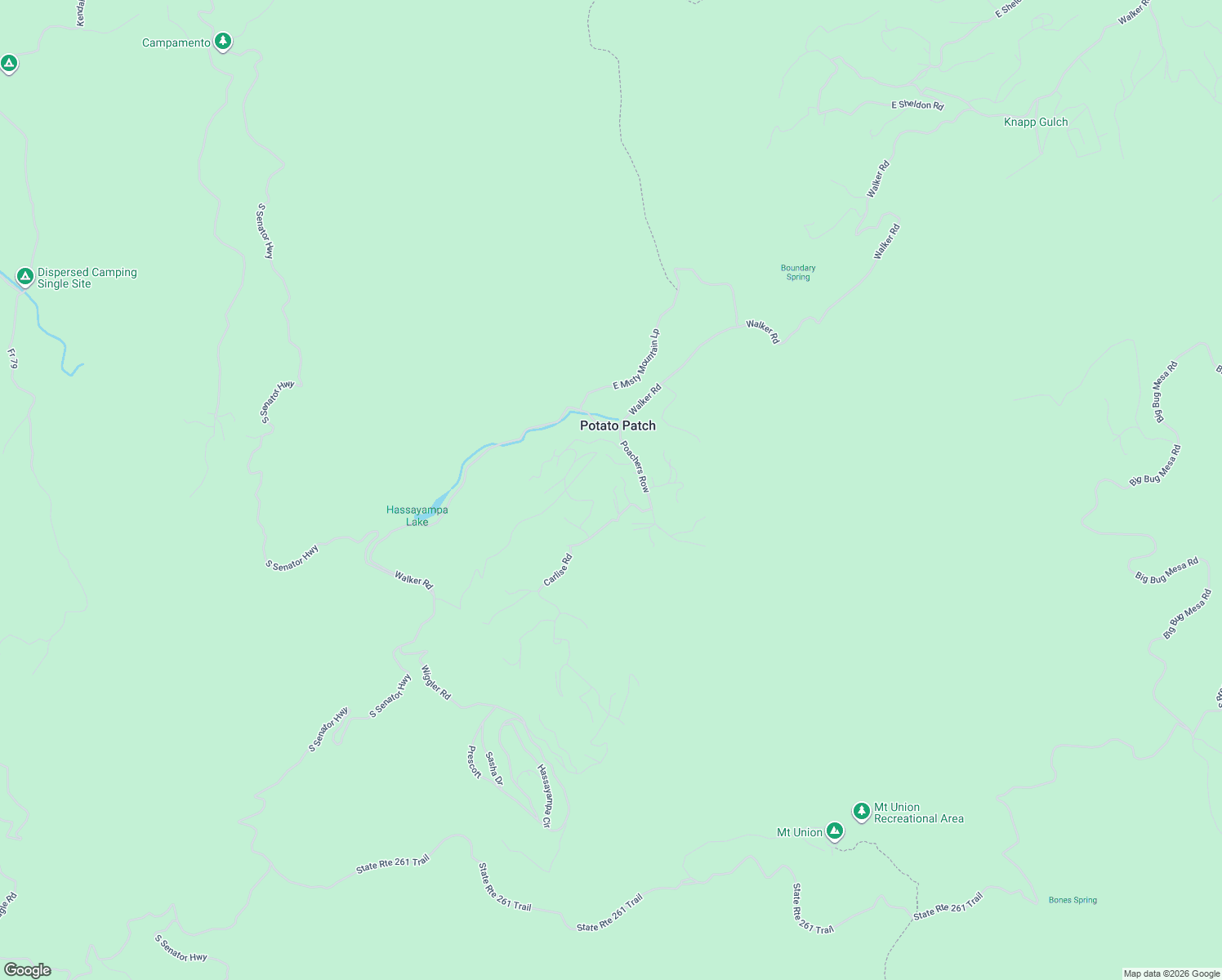 map of restaurants, bars, coffee shops, grocery stores, and more near 2860 Shelf Road in Prescott