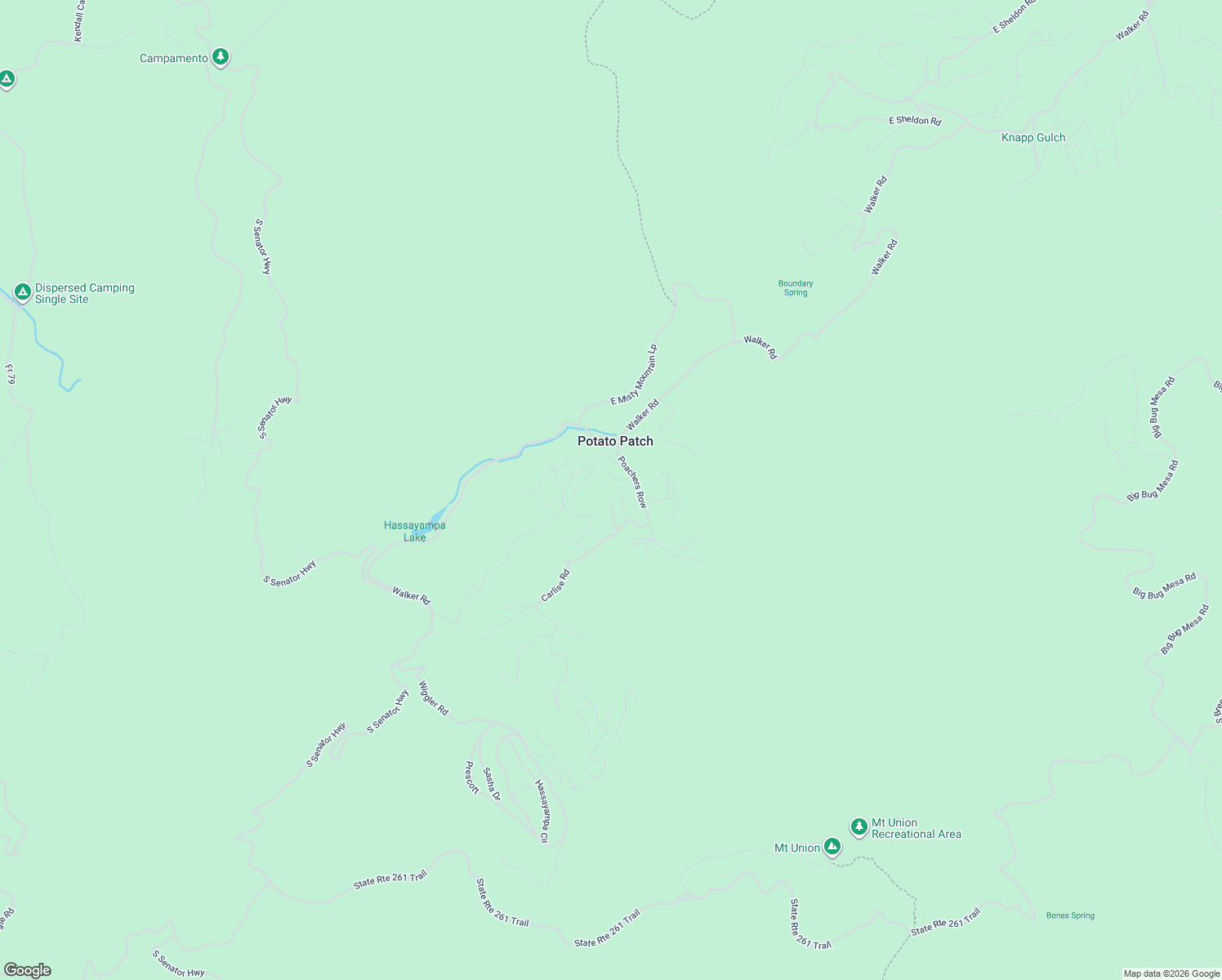 map of restaurants, bars, coffee shops, grocery stores, and more near 2860 Shelf Road in Prescott