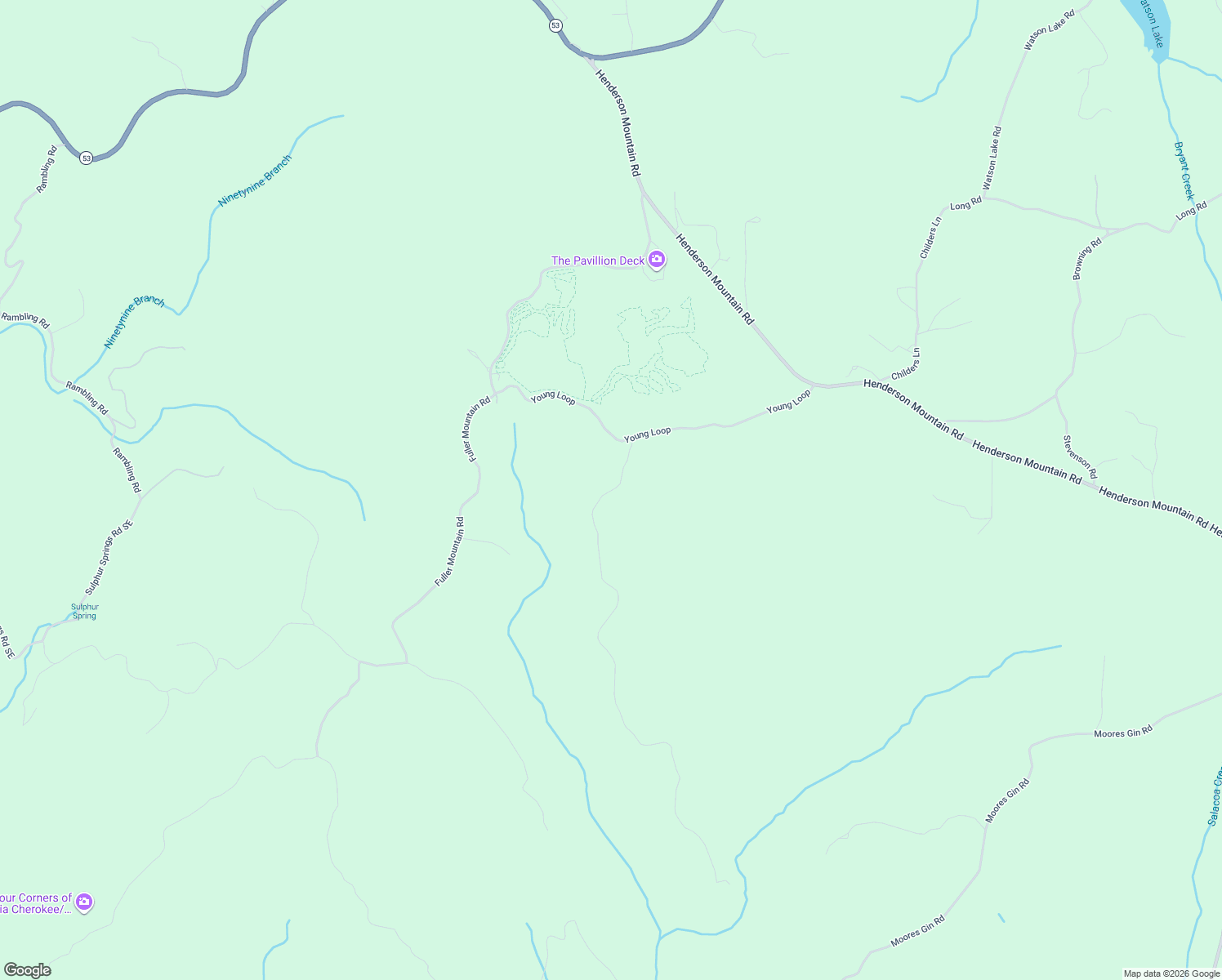 map of restaurants, bars, coffee shops, grocery stores, and more near 192 Angel Road in Fairmount