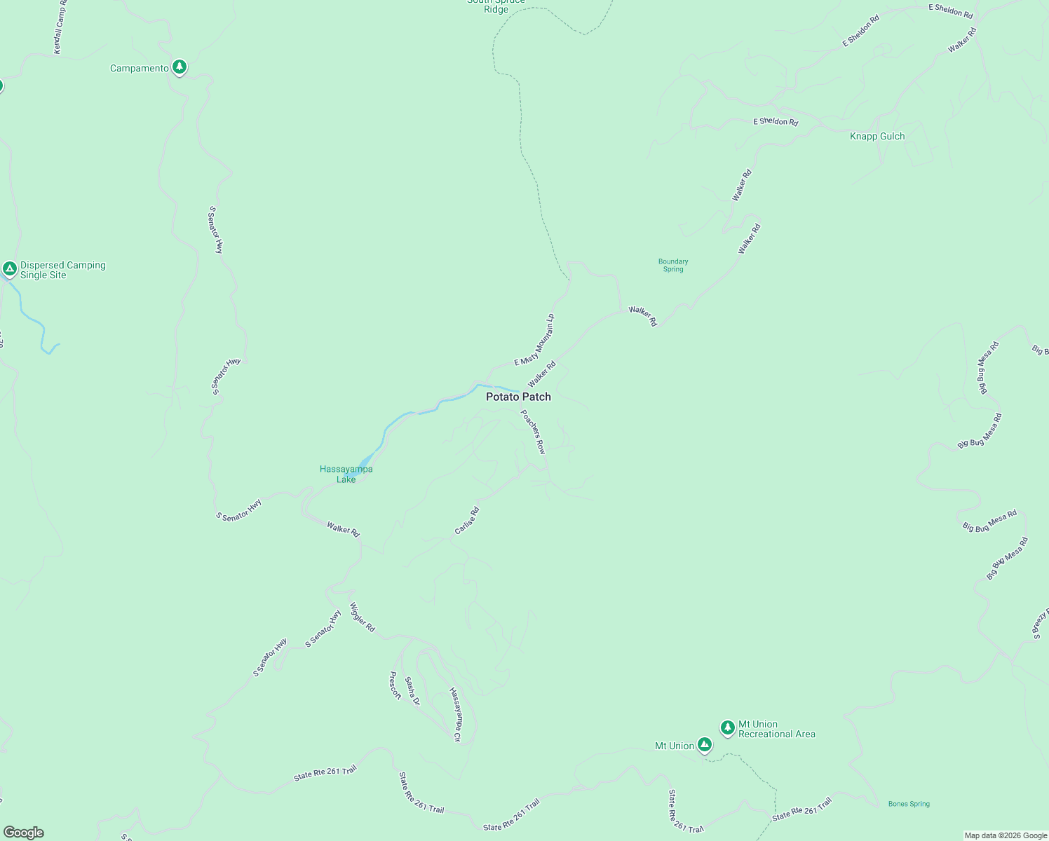 map of restaurants, bars, coffee shops, grocery stores, and more near 2850 Black Lode Trail in Prescott